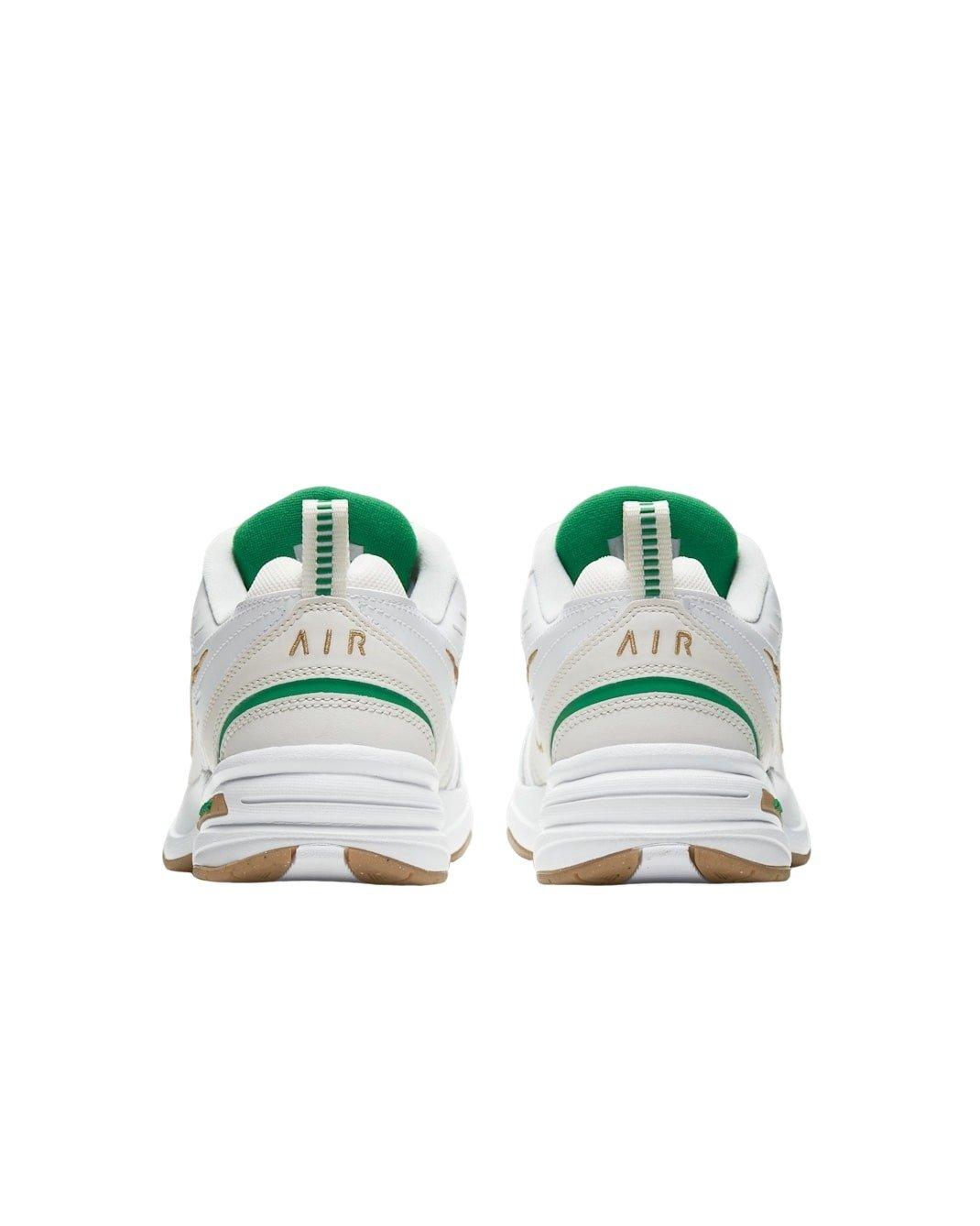 Nike Air Monarch IV "White/Phantom/Lucky Green/Metallic Gold" Men's Training Shoe - WHITE/PHANTOM/GREEN/GOLD Thumbnail View 5