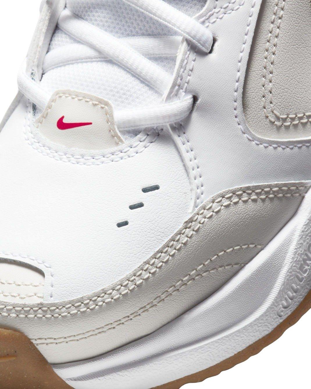 Nike Air Monarch IV "White/Phantom/Lucky Green/Metallic Gold" Men's Training Shoe - WHITE/PHANTOM/GREEN/GOLD Thumbnail View 7