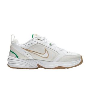 Nike Air Monarch IV "White/Phantom/Lucky Green/Metallic Gold" Men's Training Shoe