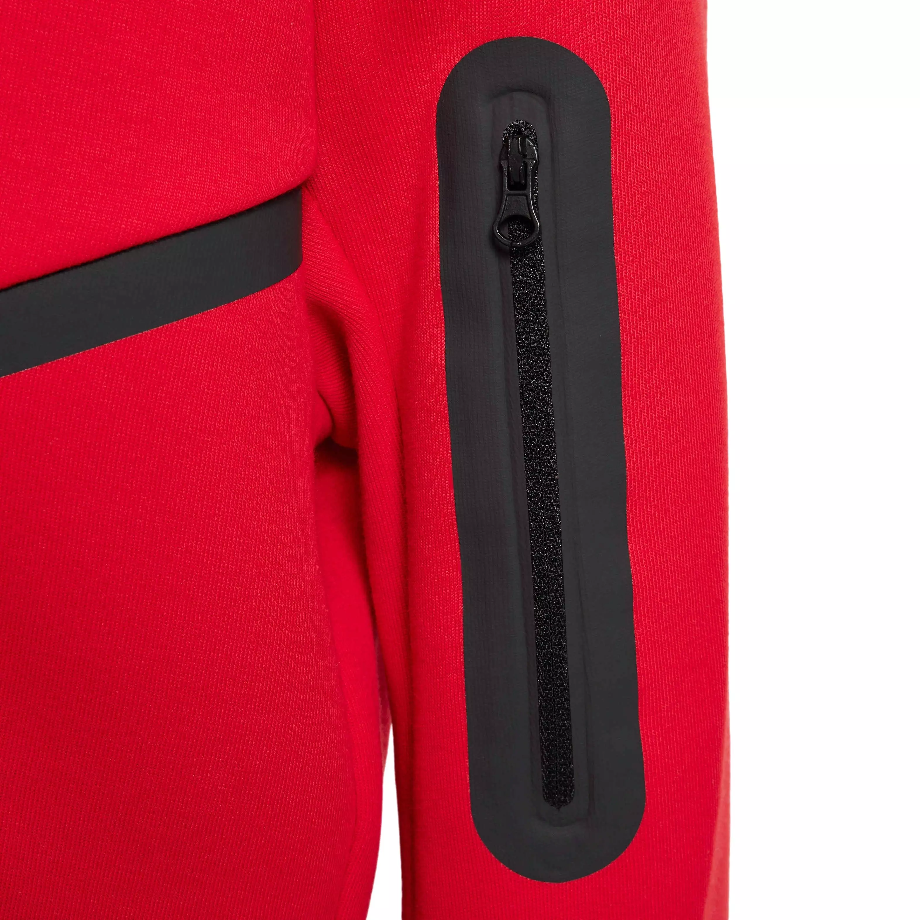 Nike Big Boys' Sportswear Tech Fleece Full-Zip Hooded Jacket - RED