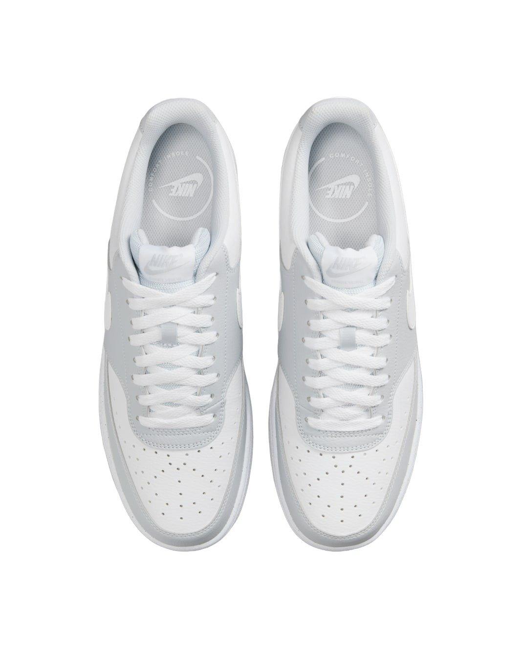Nike Court Vision Low "Pure Platinum/White" Men's Shoe - PLATINUM/WHITE Thumbnail View 4