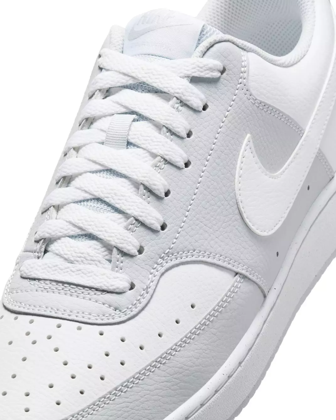 Nike Court Vision Low "Pure Platinum/White" Men's Shoe - PLATINUM/WHITE