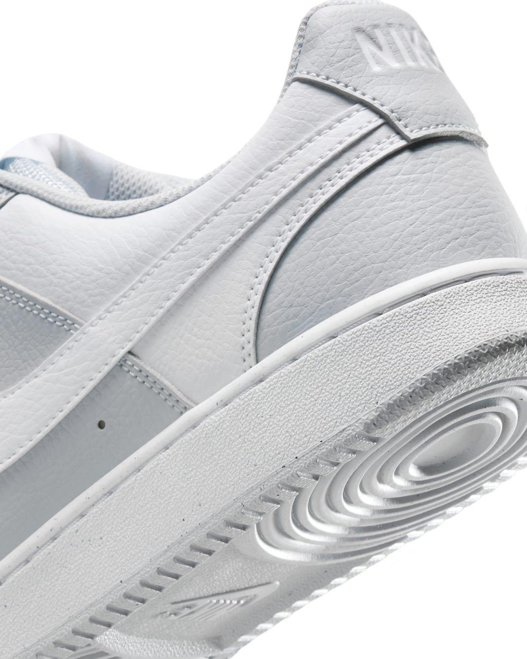 Nike Court Vision Low "Pure Platinum/White" Men's Shoe - PLATINUM/WHITE Thumbnail View 8