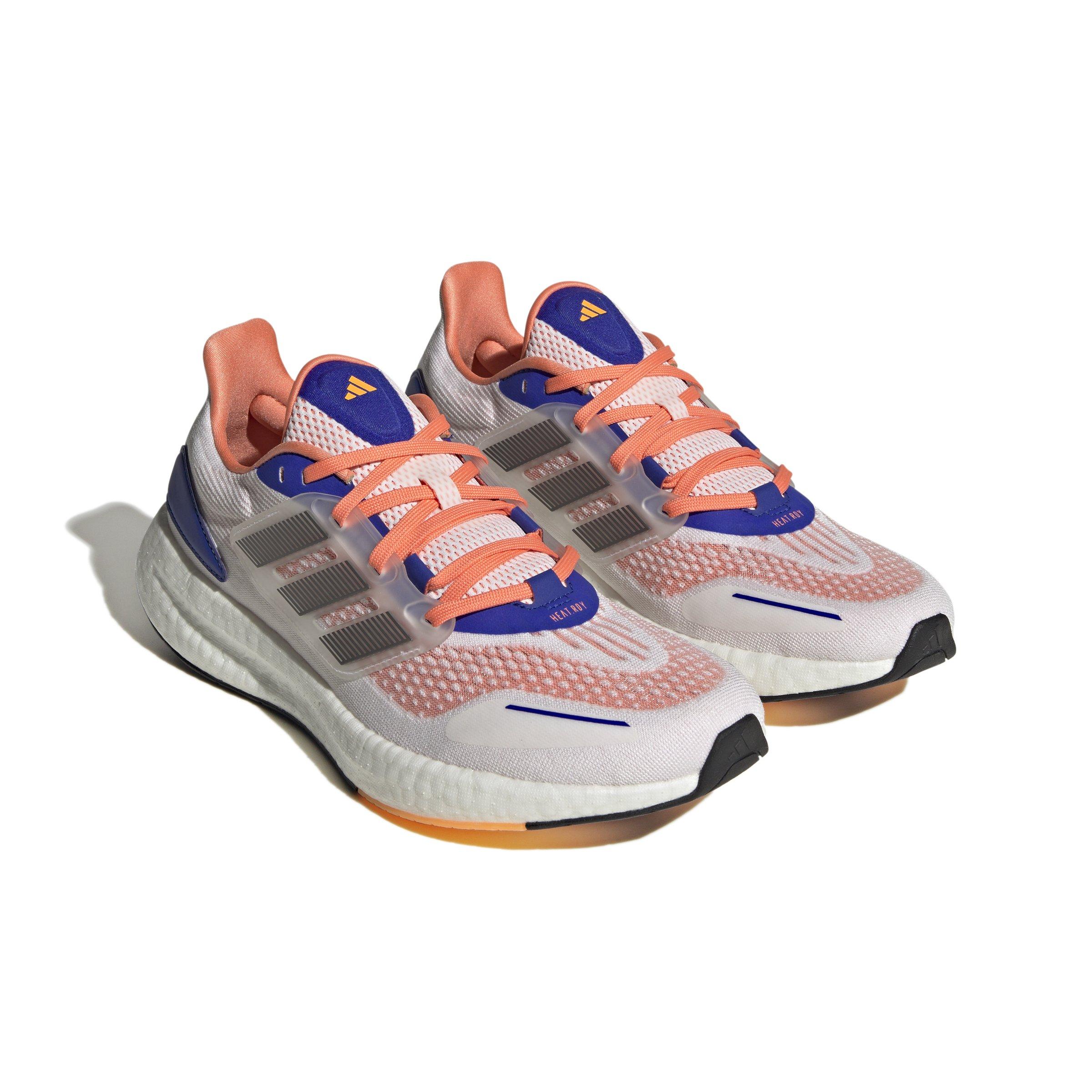 adidas Pureboost 22 HEAT.RDY "Ftwr White/Ngt Metallic/Luc Blue" Men's Running Shoe - WHITE/METALLIC/BLUE Thumbnail View 3