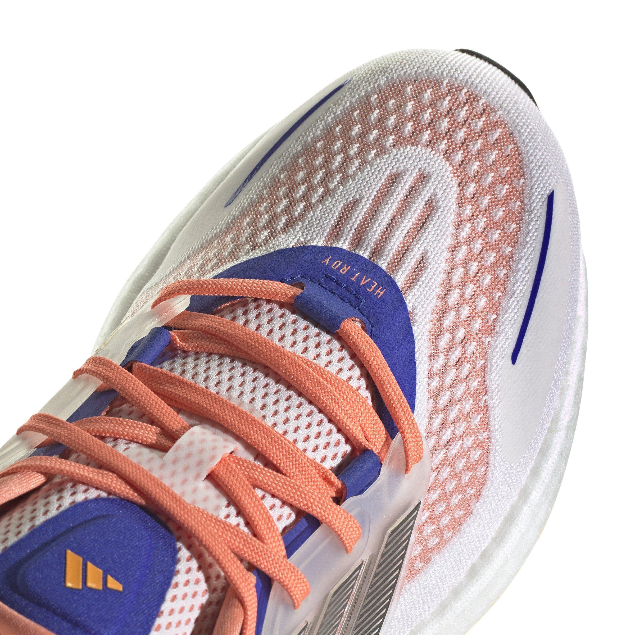 adidas Pureboost 22 HEAT.RDY "Ftwr White/Ngt Metallic/Luc Blue" Men's Running Shoe - WHITE/METALLIC/BLUE Thumbnail View 8