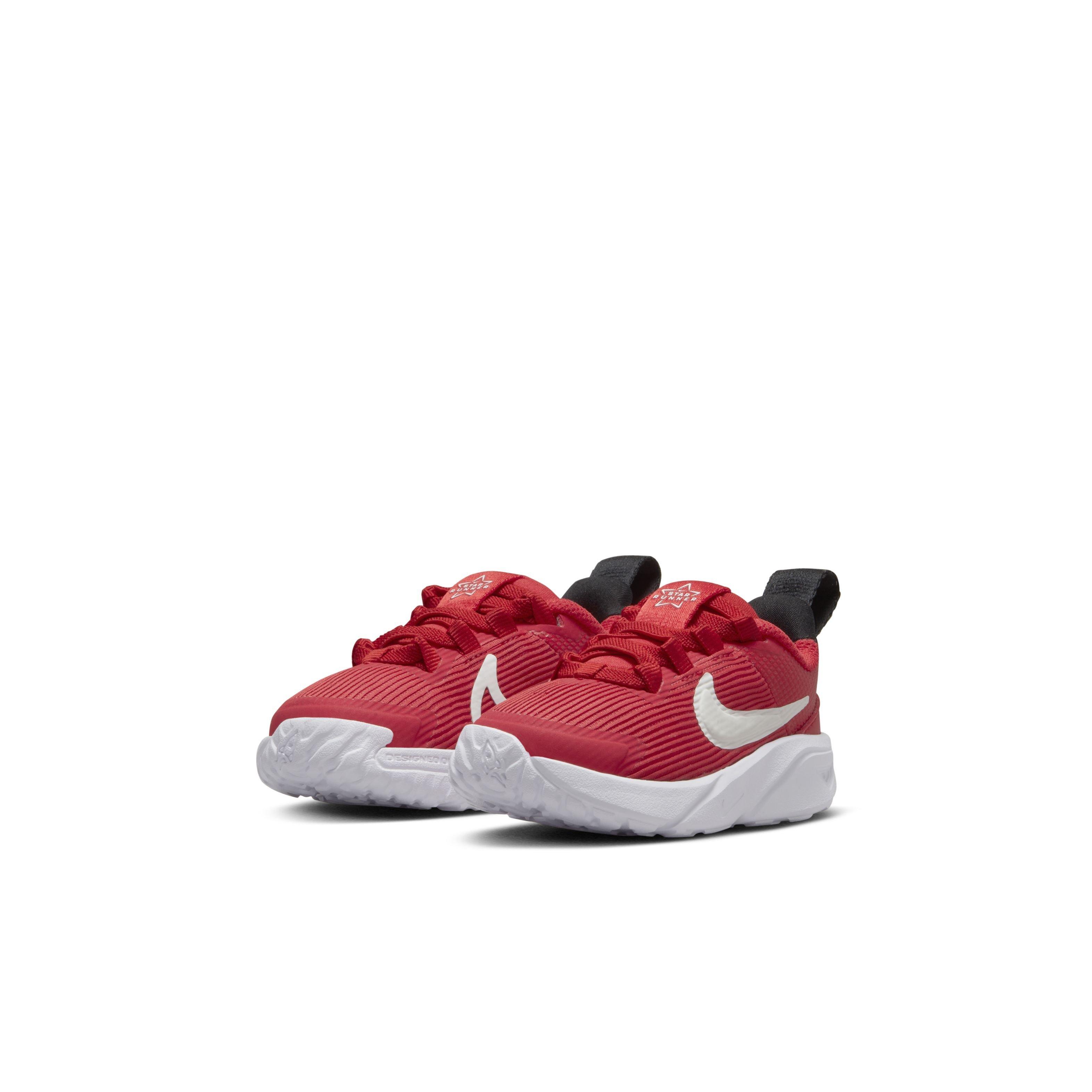 Nike Star Runner 4 Infant Boys' "University Red/Black/White/Summit White" Running Shoe