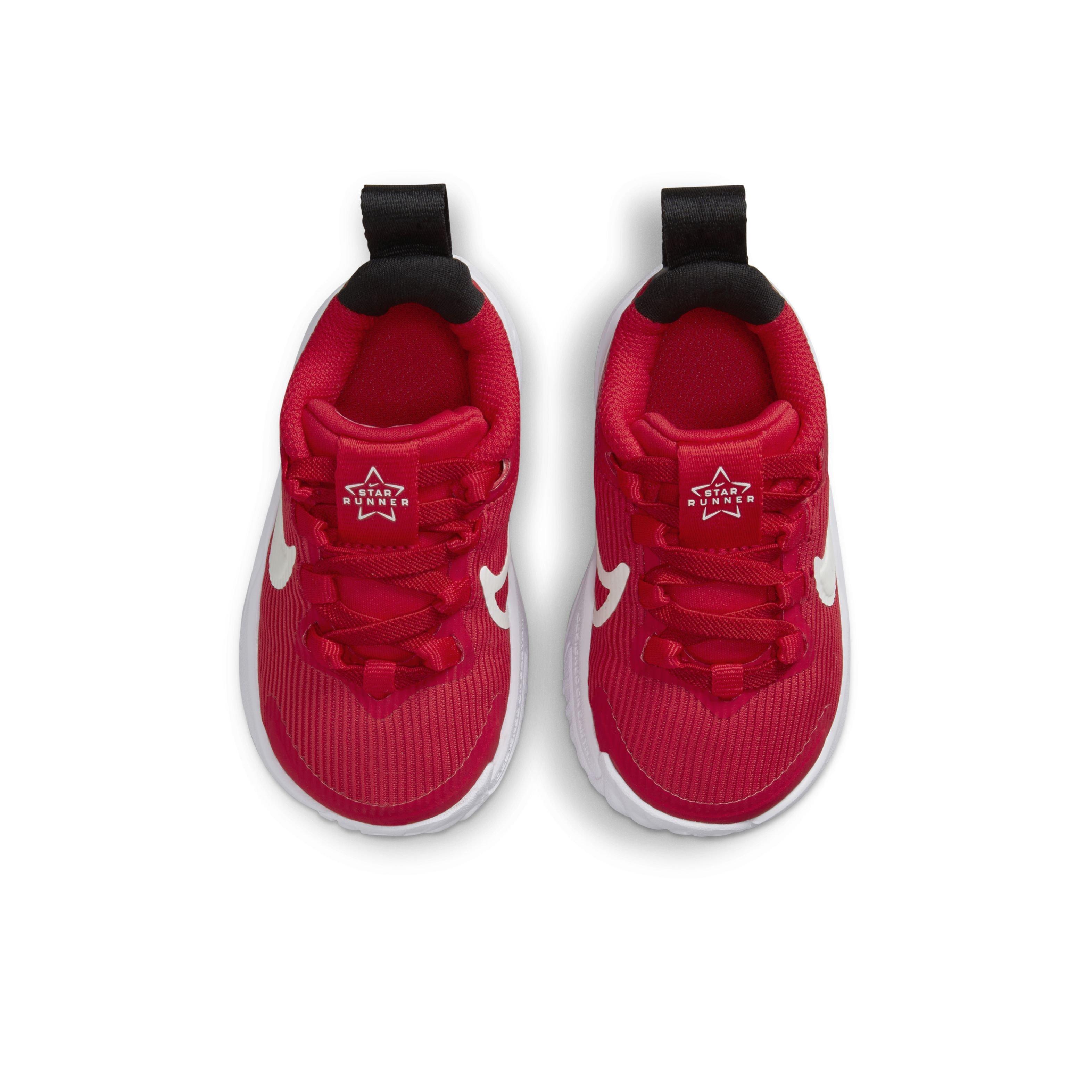 Nike Star Runner 4 Infant Boys' "University Red/Black/White/Summit White" Running Shoe