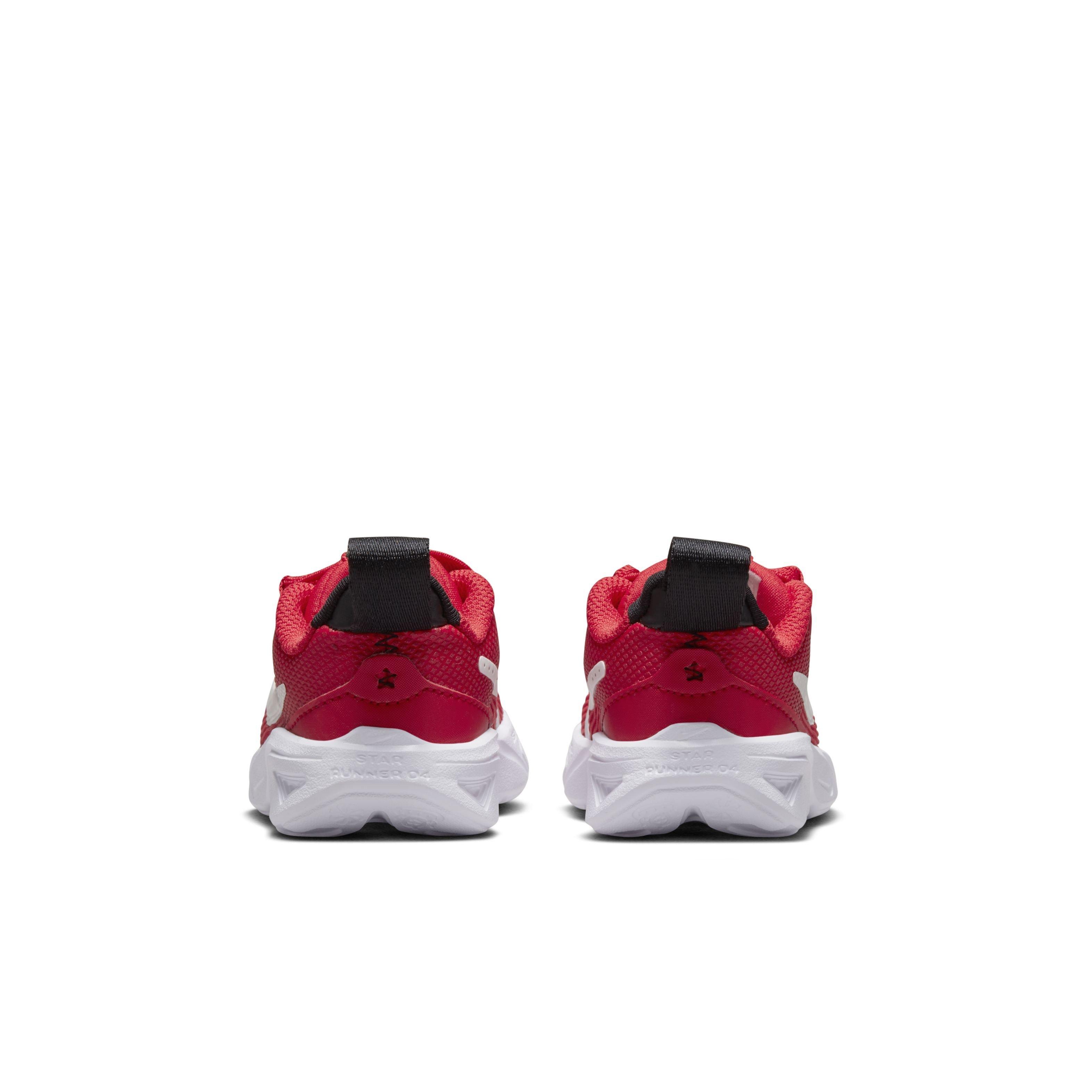 Nike Star Runner 4 Infant Boys' "University Red/Black/White/Summit White" Running Shoe