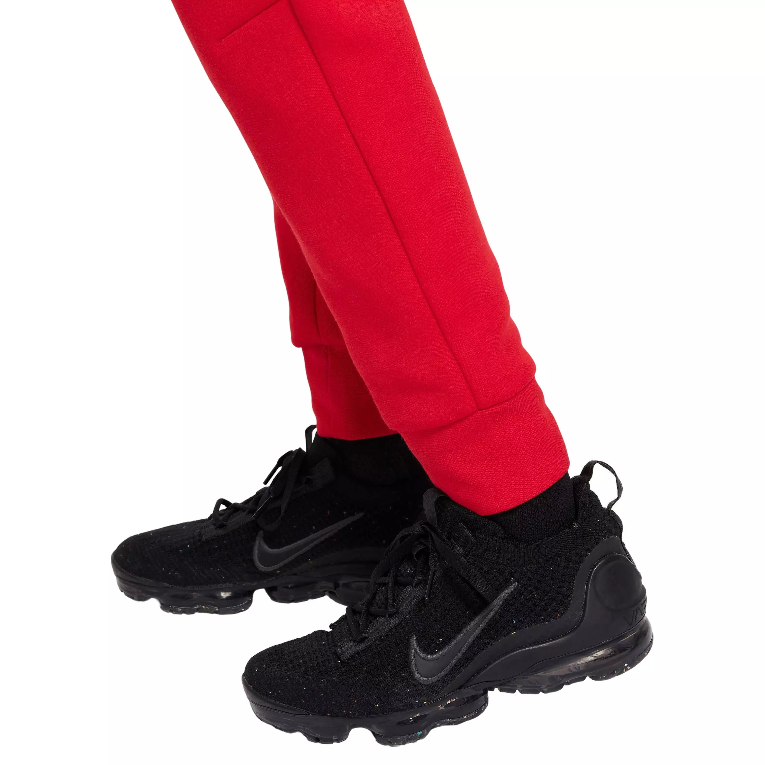 Nike Big Boys' Sportswear Tech Fleece Joggers - RED