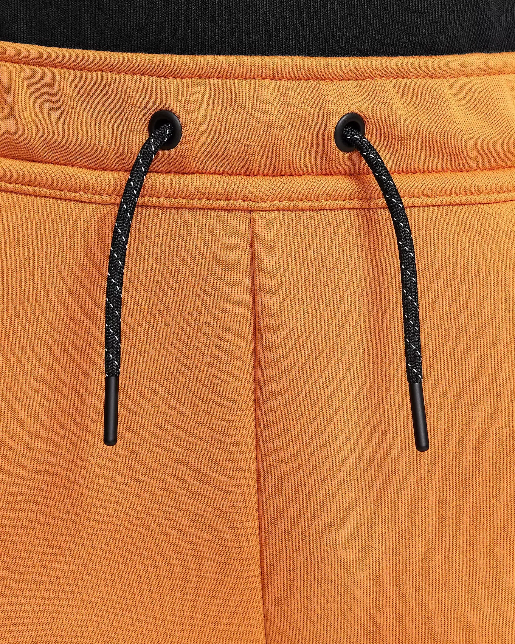 Nike Big Boys' Sportswear Tech Fleece Joggers - ORANGE