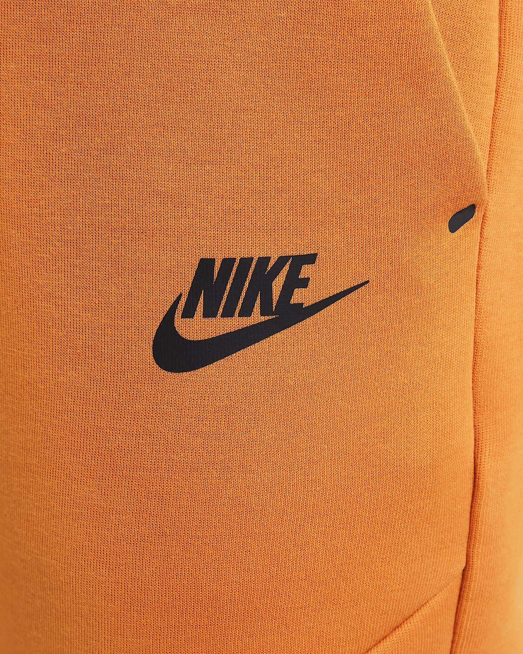 Nike Big Boys' Sportswear Tech Fleece Joggers - ORANGE Thumbnail View 6