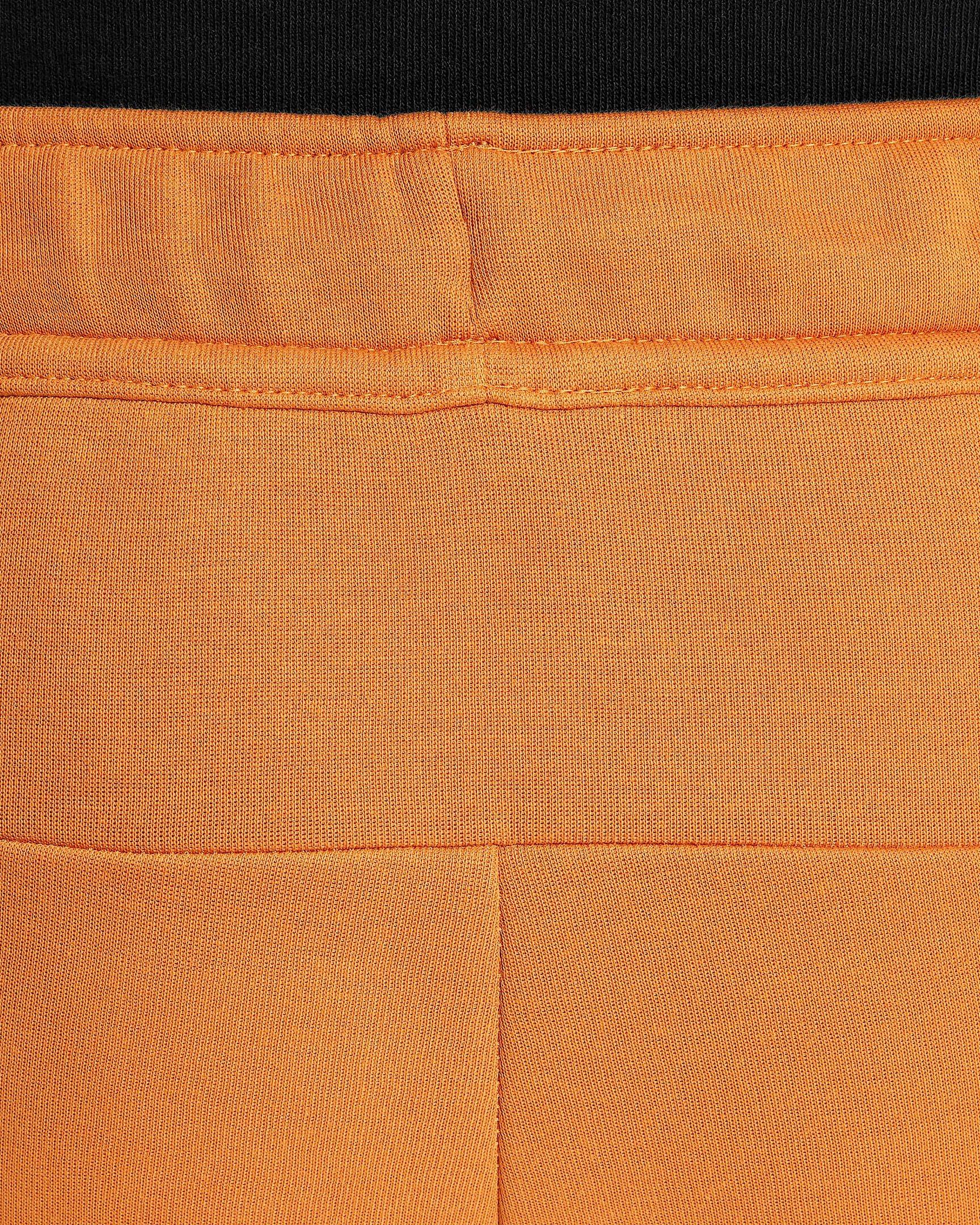 Nike Big Boys' Sportswear Tech Fleece Joggers - ORANGE Thumbnail View 8
