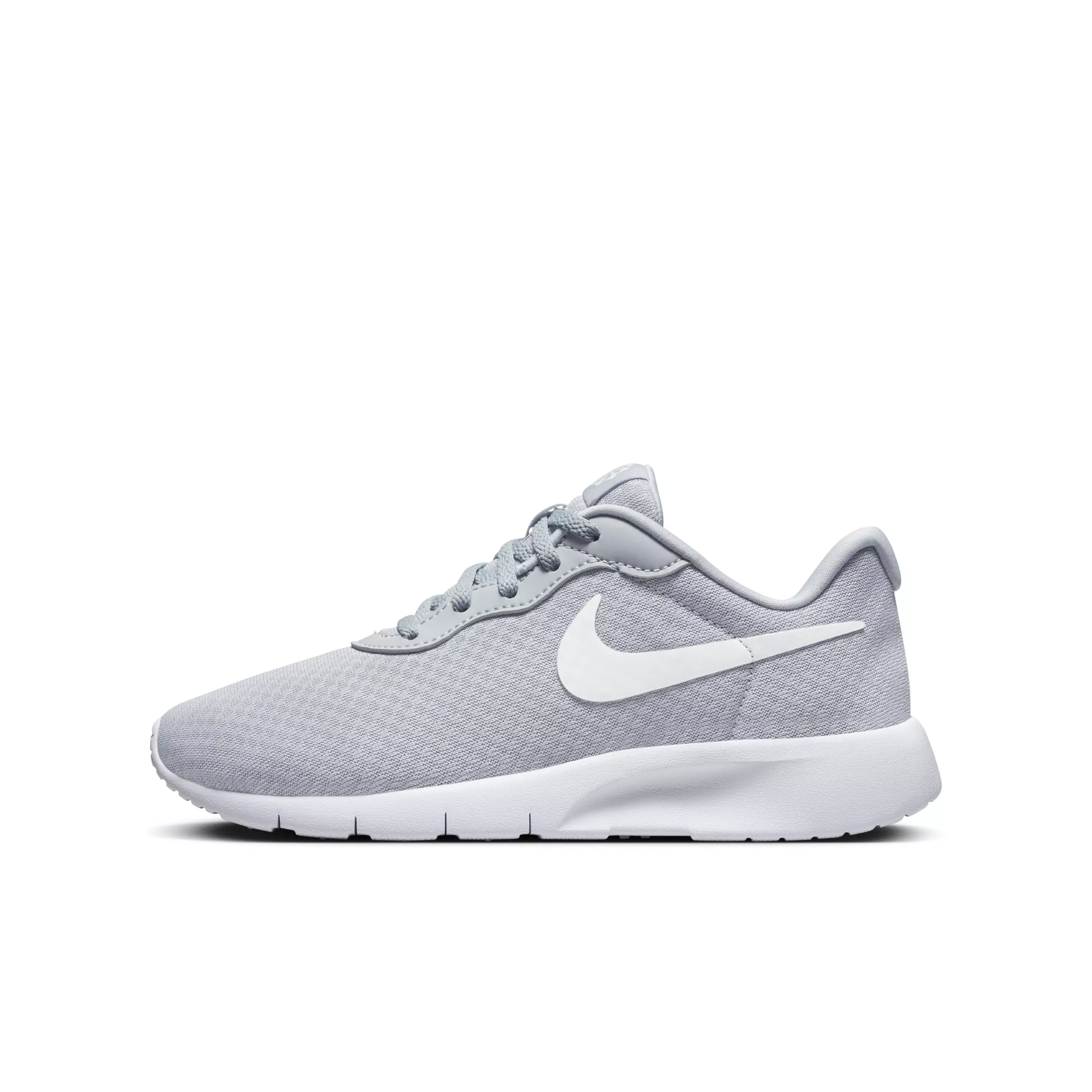 Nike Tanjun EasyOn "Wolf Grey/White/White" Grade School Boys' Shoe - GREY/WHITE/WHITE