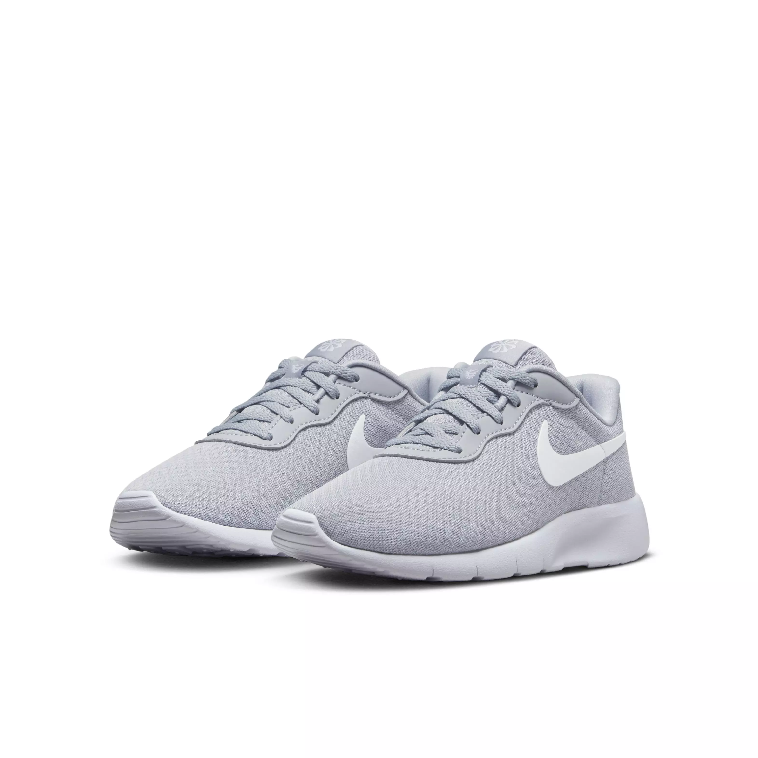Nike Tanjun EasyOn "Wolf Grey/White/White" Grade School Boys' Shoe - GREY/WHITE/WHITE