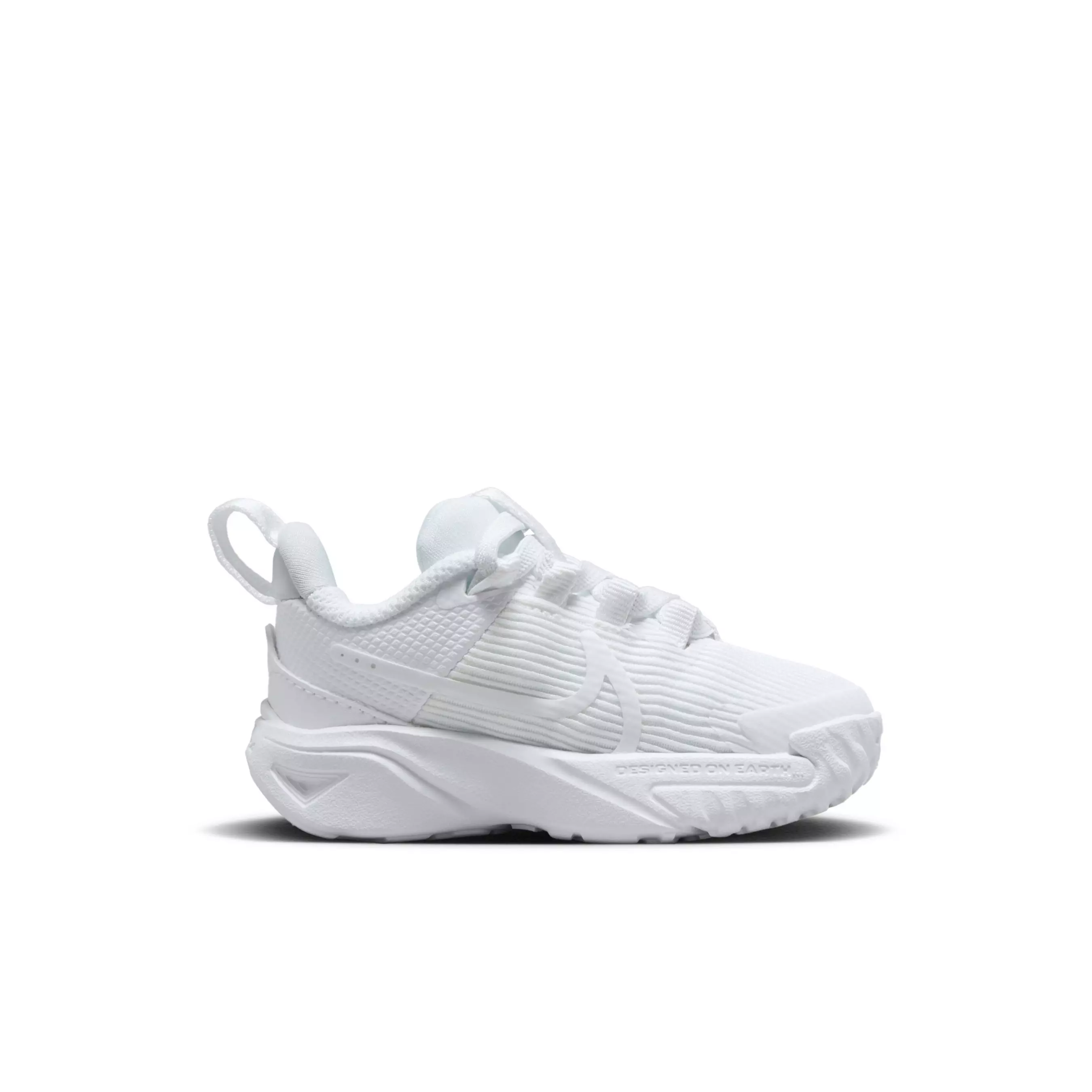 Nike Star Runner 4 "White/White/Pure Platinum/White" Infant Boys' Running Shoe - WHITE/WHITE/PLATINUM/WHITE
