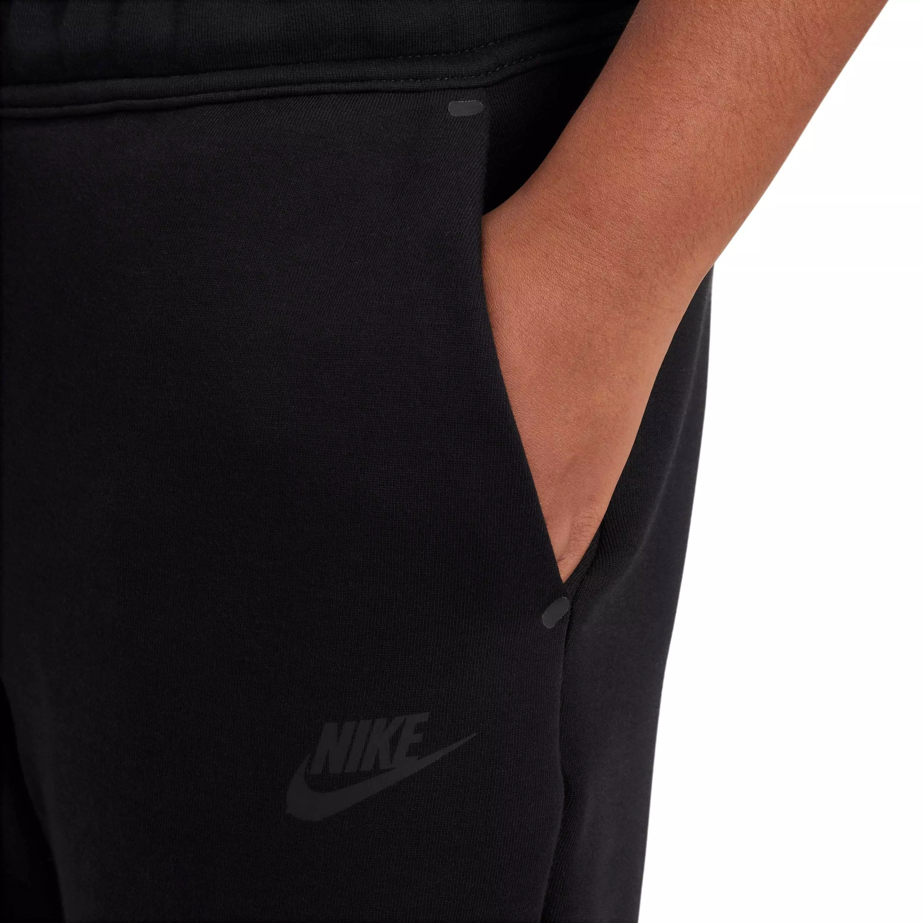 Nike Big Boys' Sportswear Tech Fleece Joggers - Black - BLACK