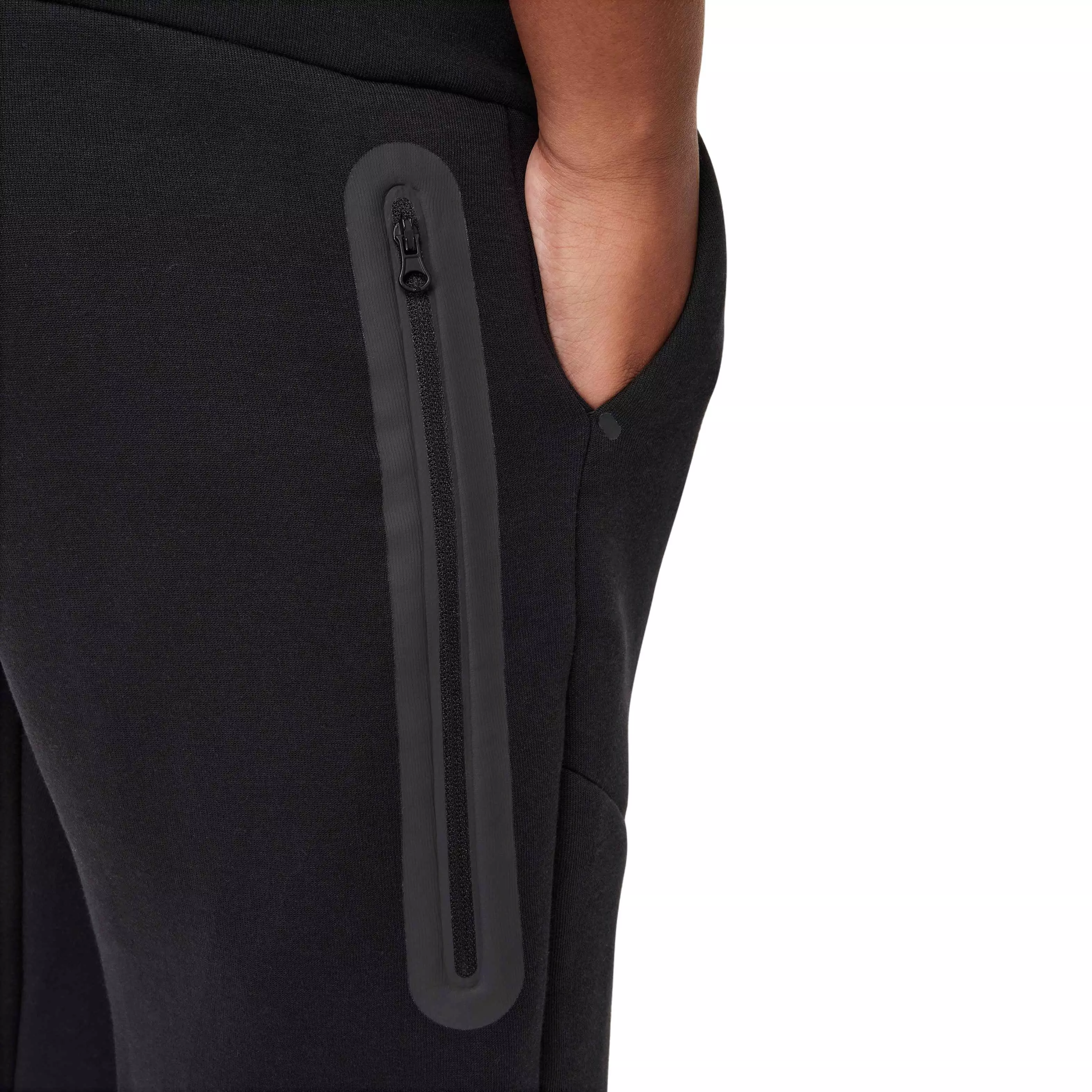 Nike Big Boys' Sportswear Tech Fleece Joggers - Black - BLACK