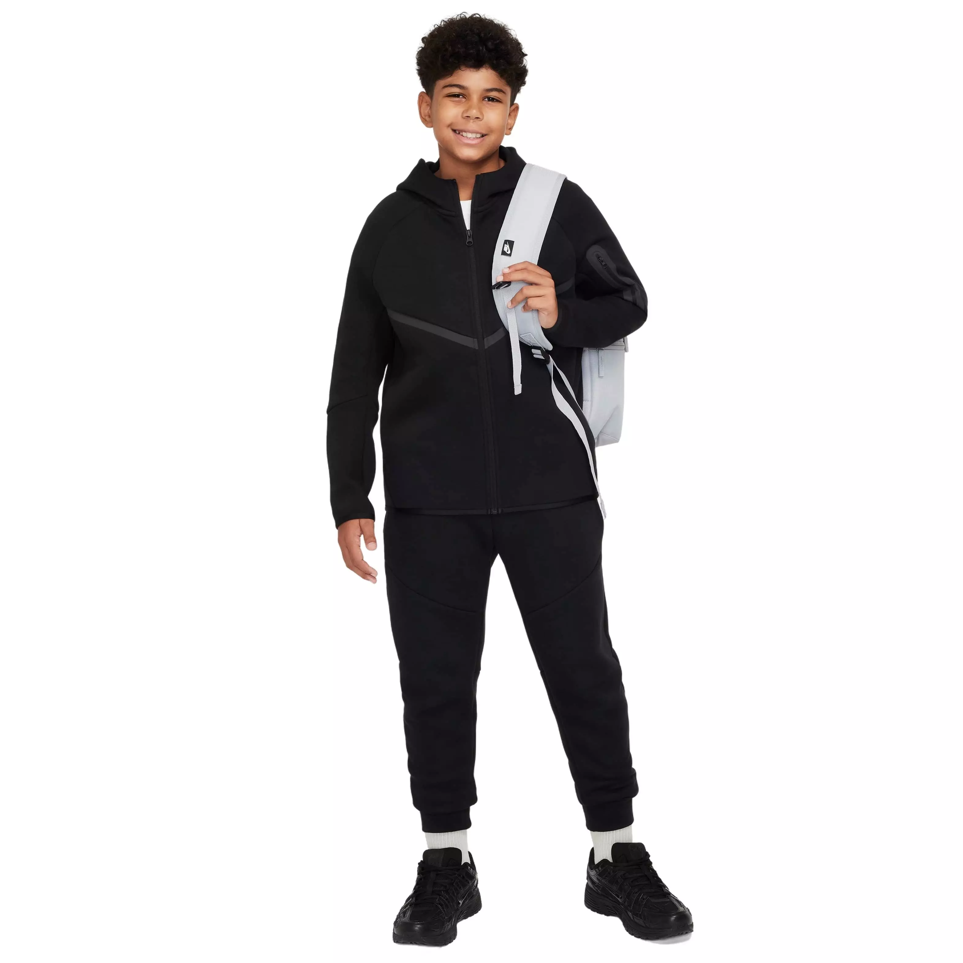 Nike Big Boys' Sportswear Tech Fleece Joggers - Black - BLACK