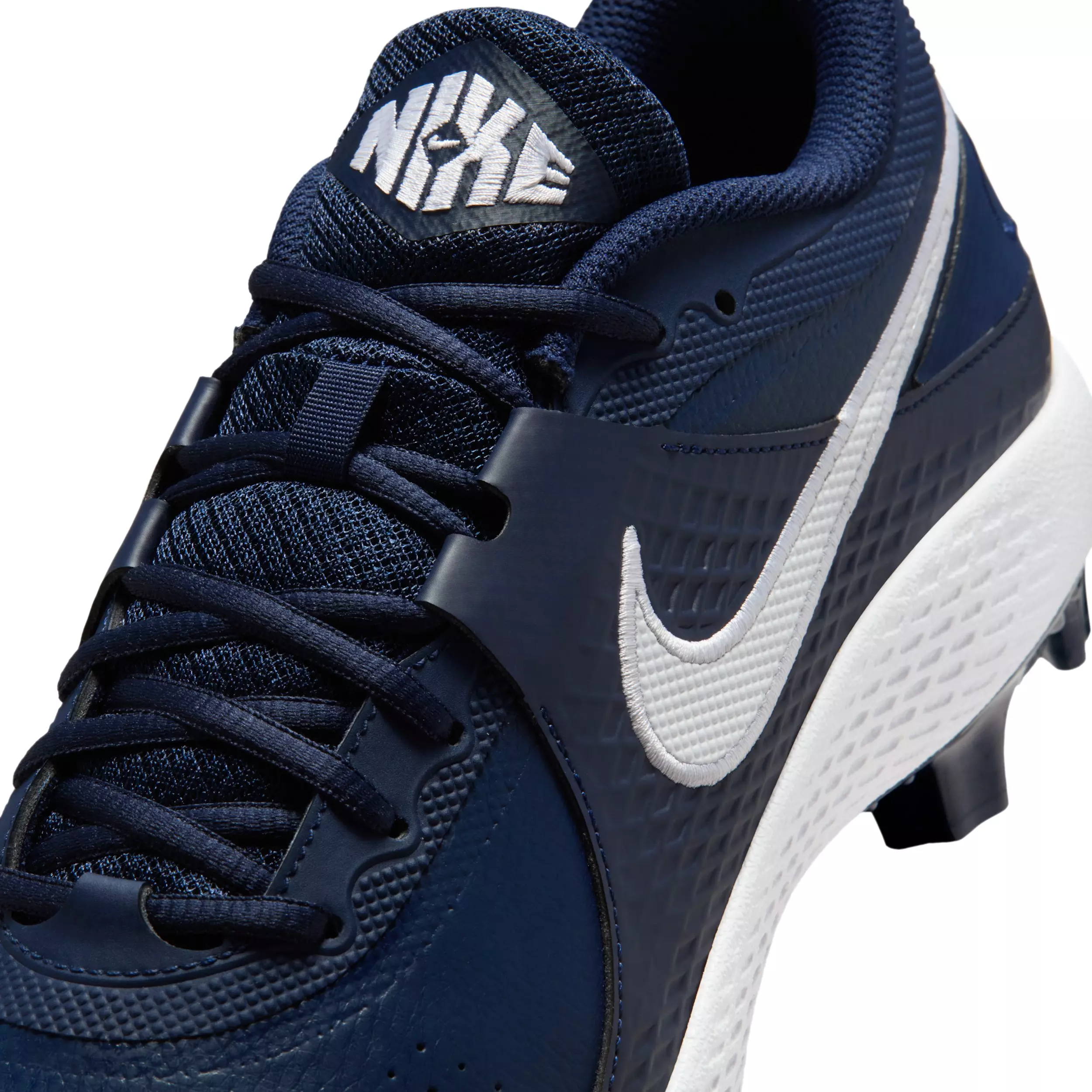 Nike Diamond Gamer MCS "College Navy/White" Men's Baseball Cleat - NAVY/WHITE