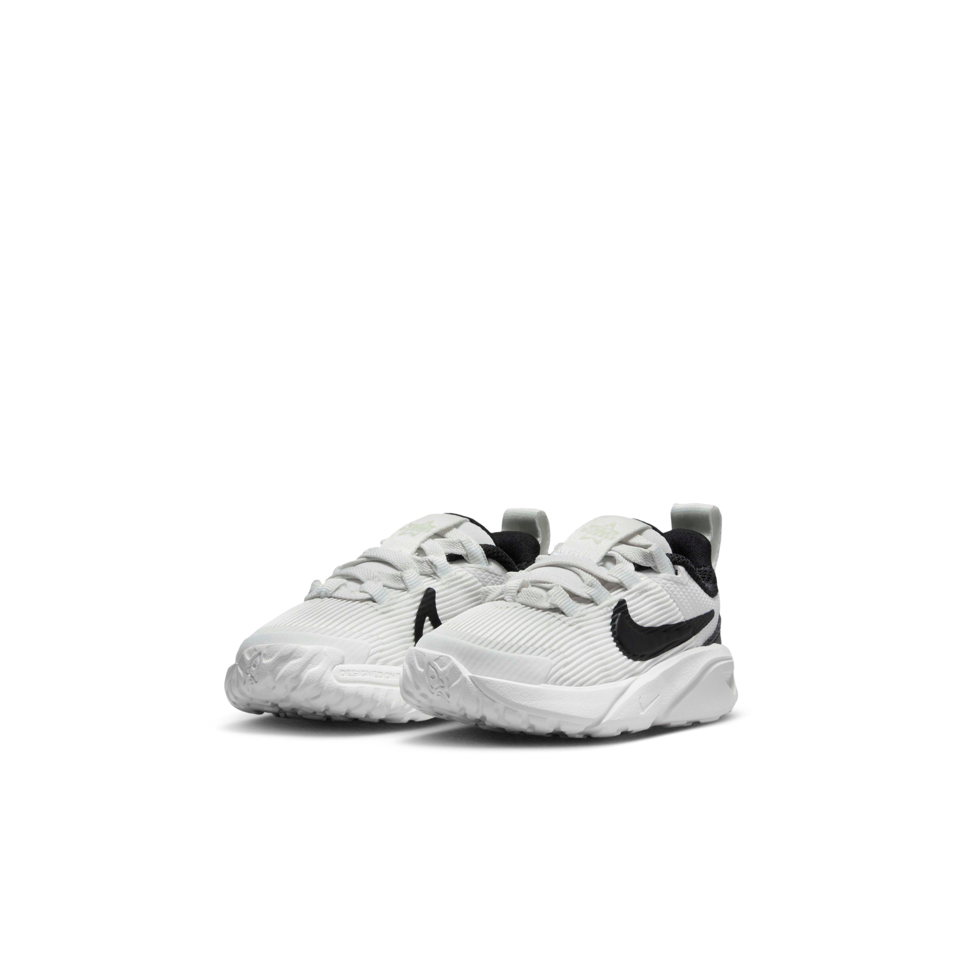 Nike Star Runner 4 "Summit White/Barely Volt/White/Black" Infant Boys' Running Shoe - WHITE/VOLT/WHITE/BLACK Thumbnail View 3