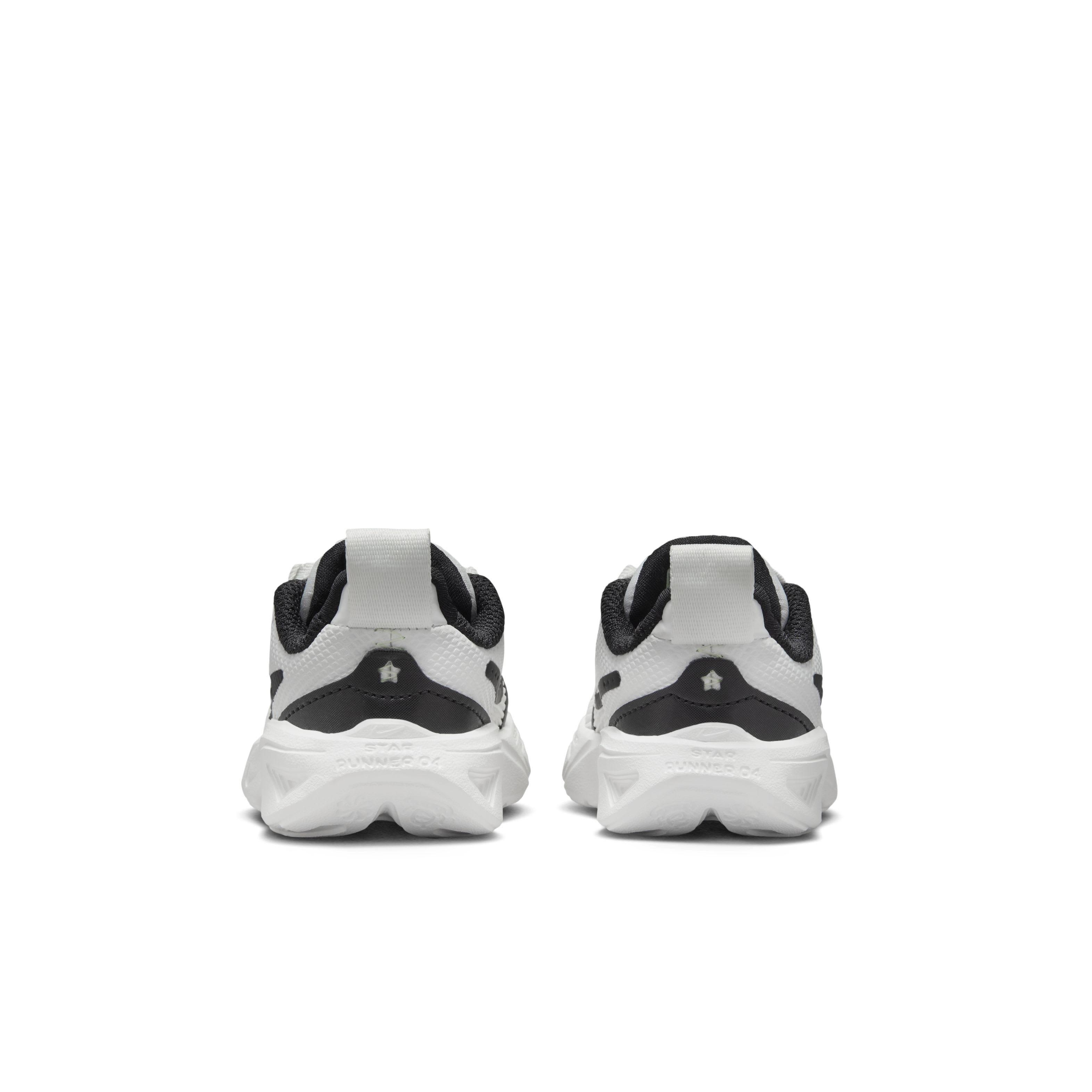 Nike Star Runner 4 "Summit White/Barely Volt/White/Black" Infant Boys' Running Shoe - WHITE/VOLT/WHITE/BLACK Thumbnail View 5