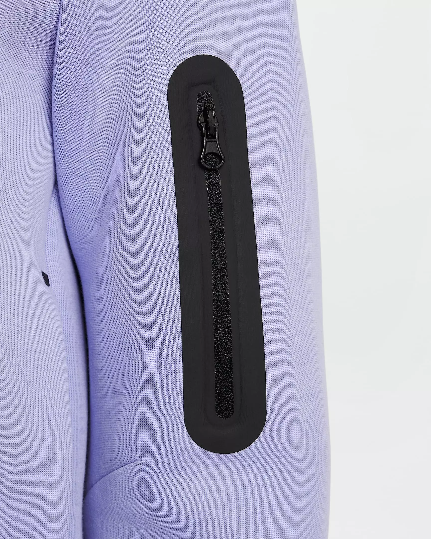 Nike Big Girls' Sportswear Tech Fleece Full-Zip Hooded Jacket - Purple - PURPLE