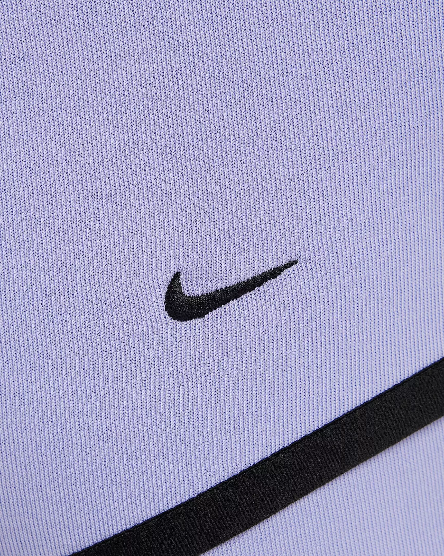 Nike Big Girls' Sportswear Tech Fleece Full-Zip Hooded Jacket - Purple - PURPLE