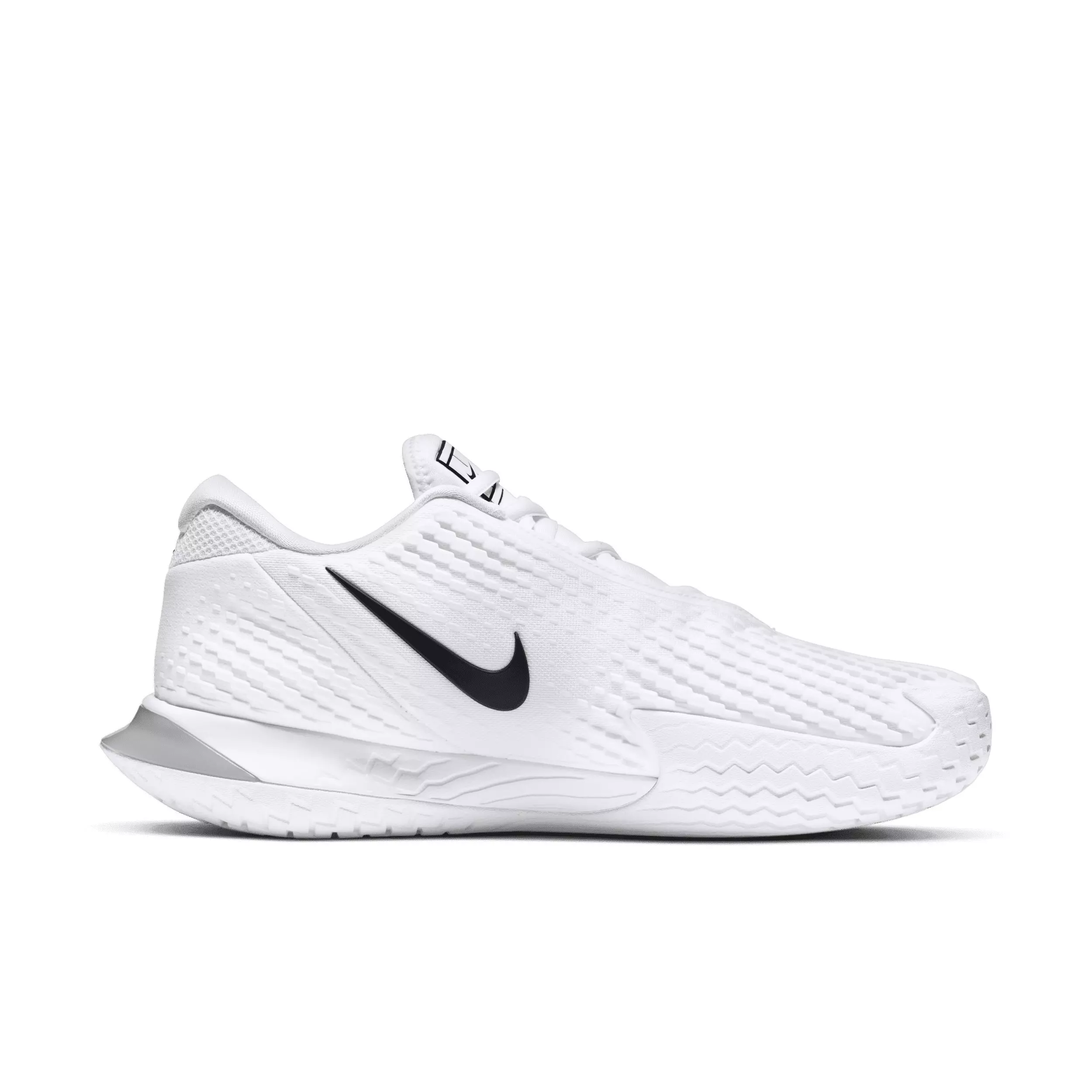 Nike Court Air Zoom Vapor Cage 4 Hard Court "White/Grey Fog/Black" Men's Tennis Shoe - WHITE/GREY/BLACK