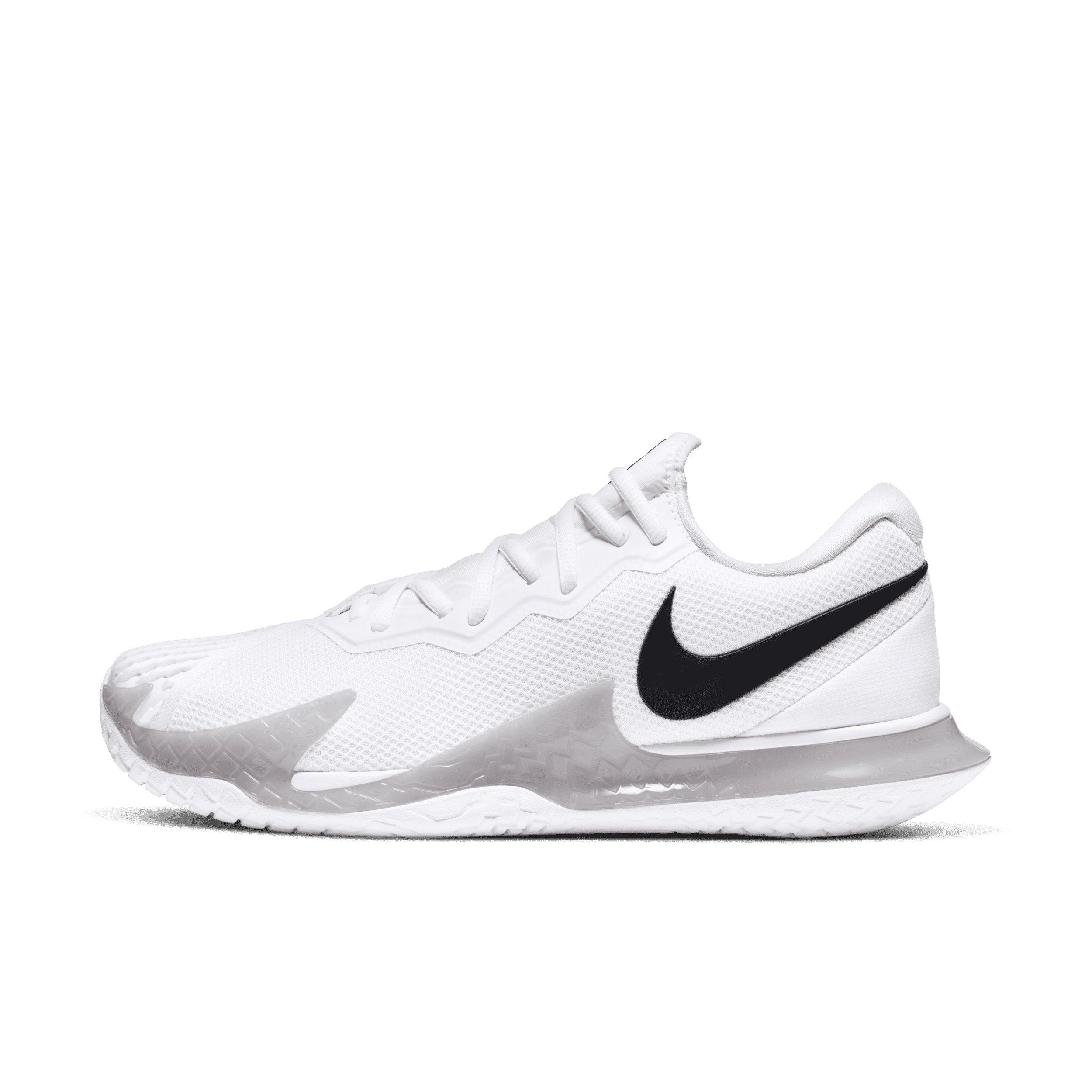 Nike Court Air Zoom Vapor Cage 4 Hard Court "White/Grey Fog/Black" Men's Tennis Shoe - WHITE/GREY/BLACK