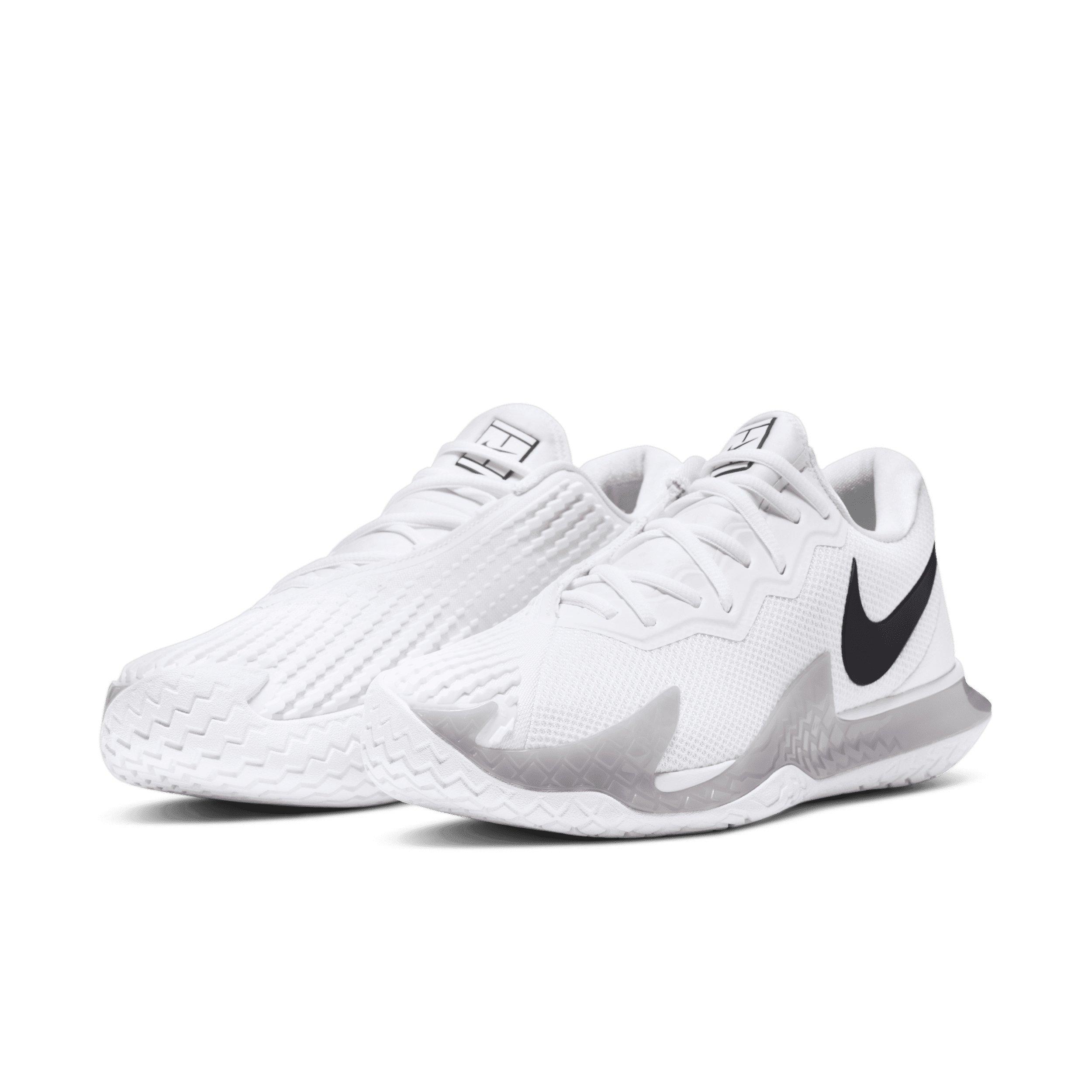 Nike Court Air Zoom Vapor Cage 4 Hard Court "White/Grey Fog/Black" Men's Tennis Shoe - WHITE/GREY/BLACK