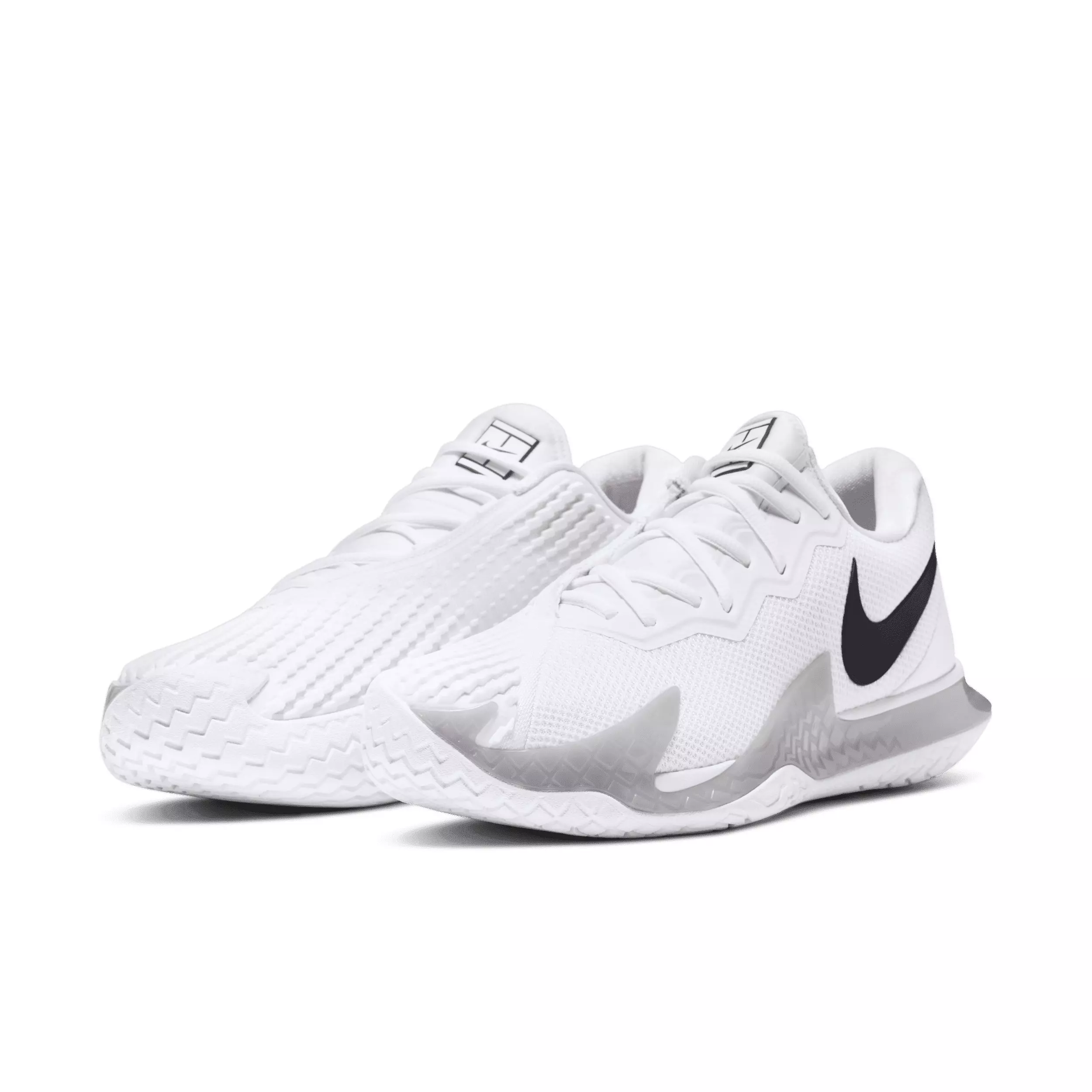 Nike Court Air Zoom Vapor Cage 4 Hard Court "White/Grey Fog/Black" Men's Tennis Shoe - WHITE/GREY/BLACK