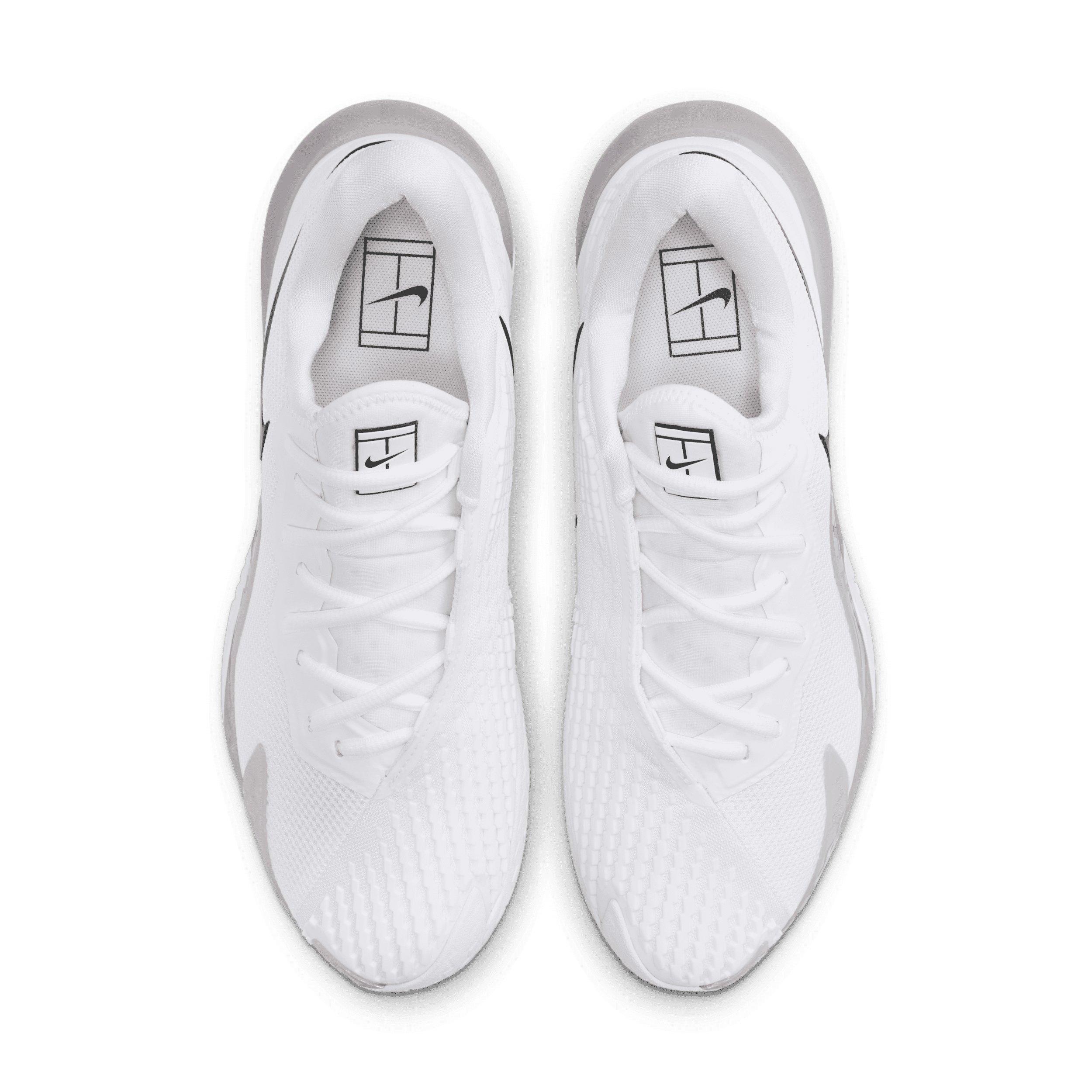 Nike Court Air Zoom Vapor Cage 4 Hard Court "White/Grey Fog/Black" Men's Tennis Shoe - WHITE/GREY/BLACK