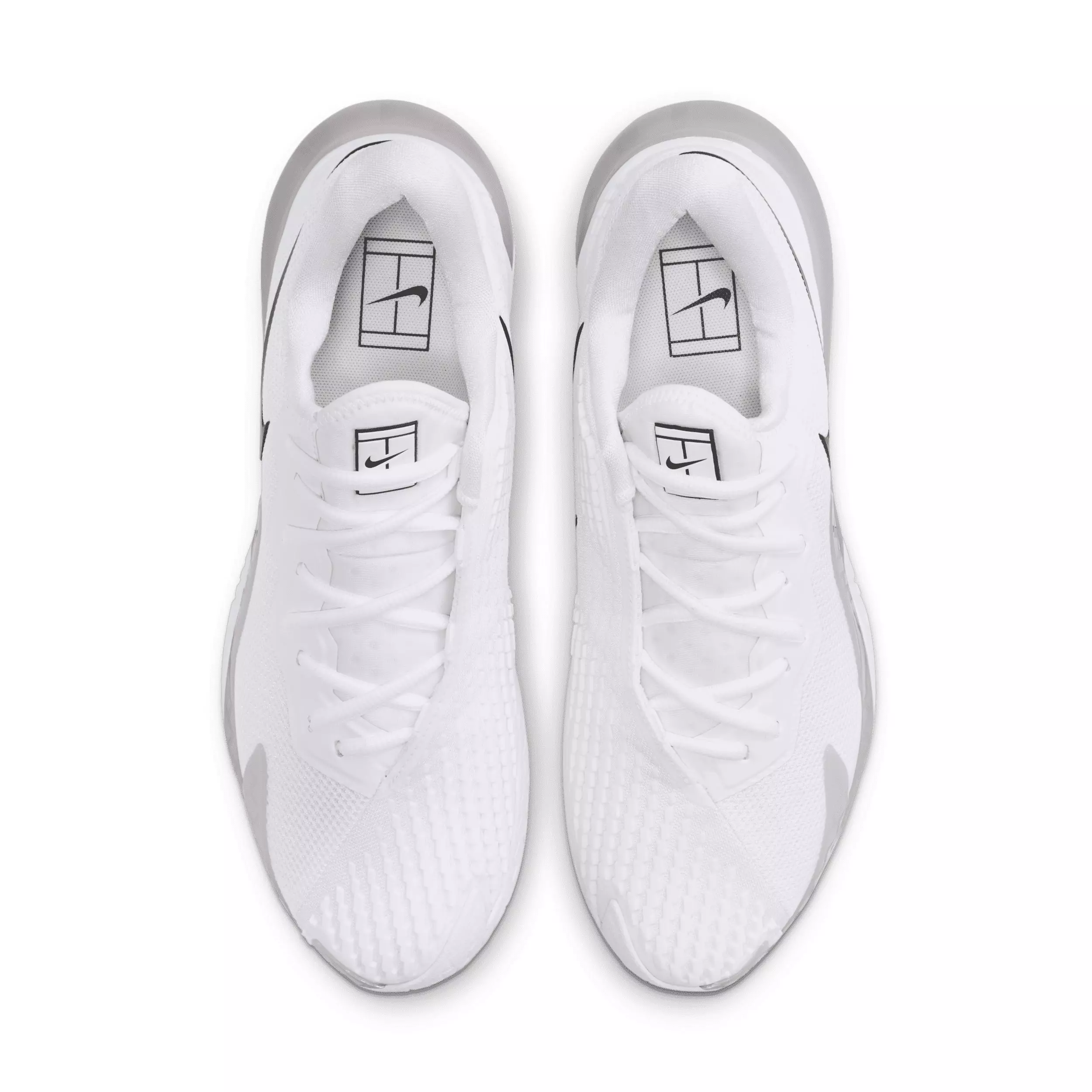 Nike Court Air Zoom Vapor Cage 4 Hard Court "White/Grey Fog/Black" Men's Tennis Shoe - WHITE/GREY/BLACK
