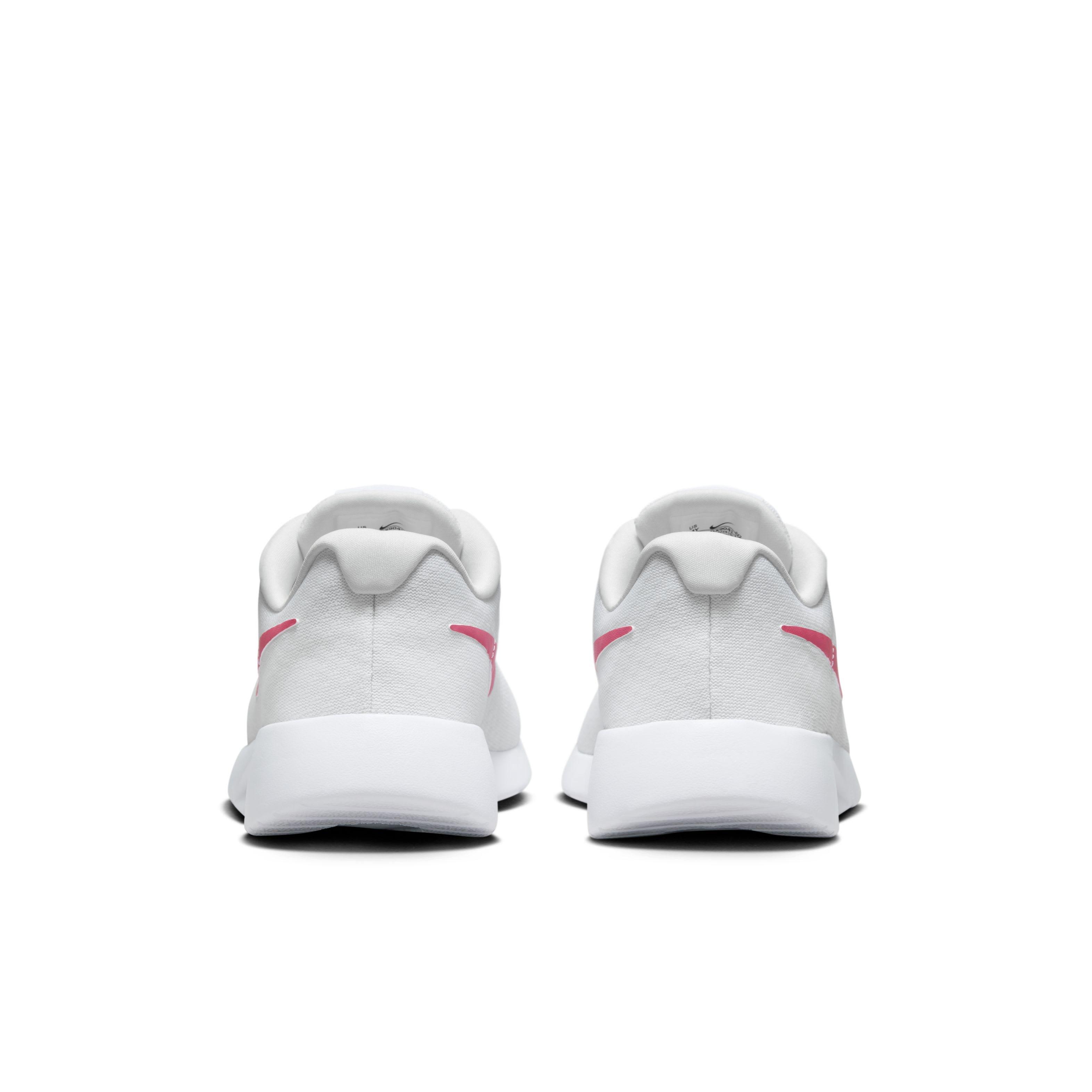 Nike Tanjun EasyOn Grade School Girls' "White/Barely Volt/Black/Aster Pink" Shoe