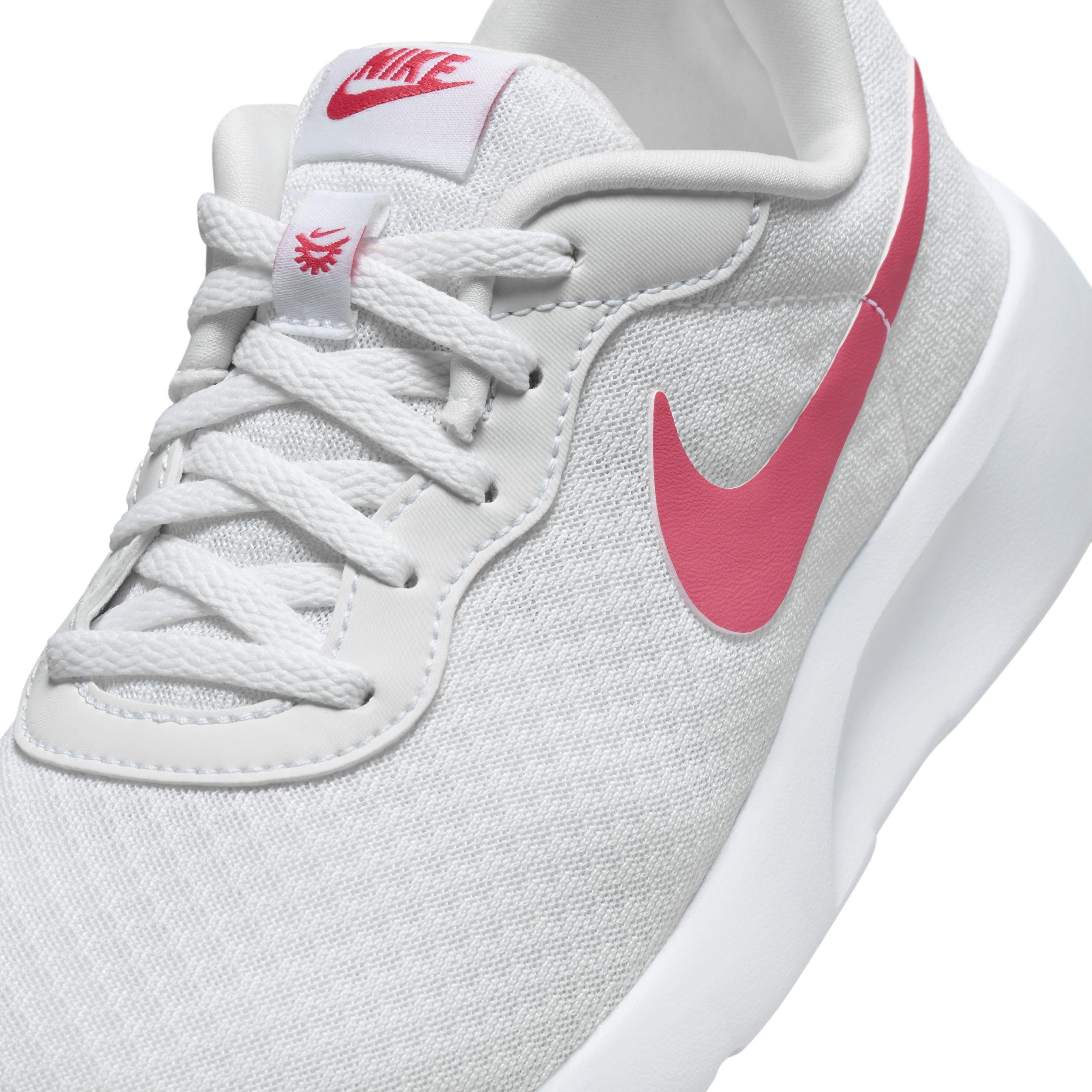 Nike Tanjun EasyOn Grade School Girls' "White/Barely Volt/Black/Aster Pink" Shoe