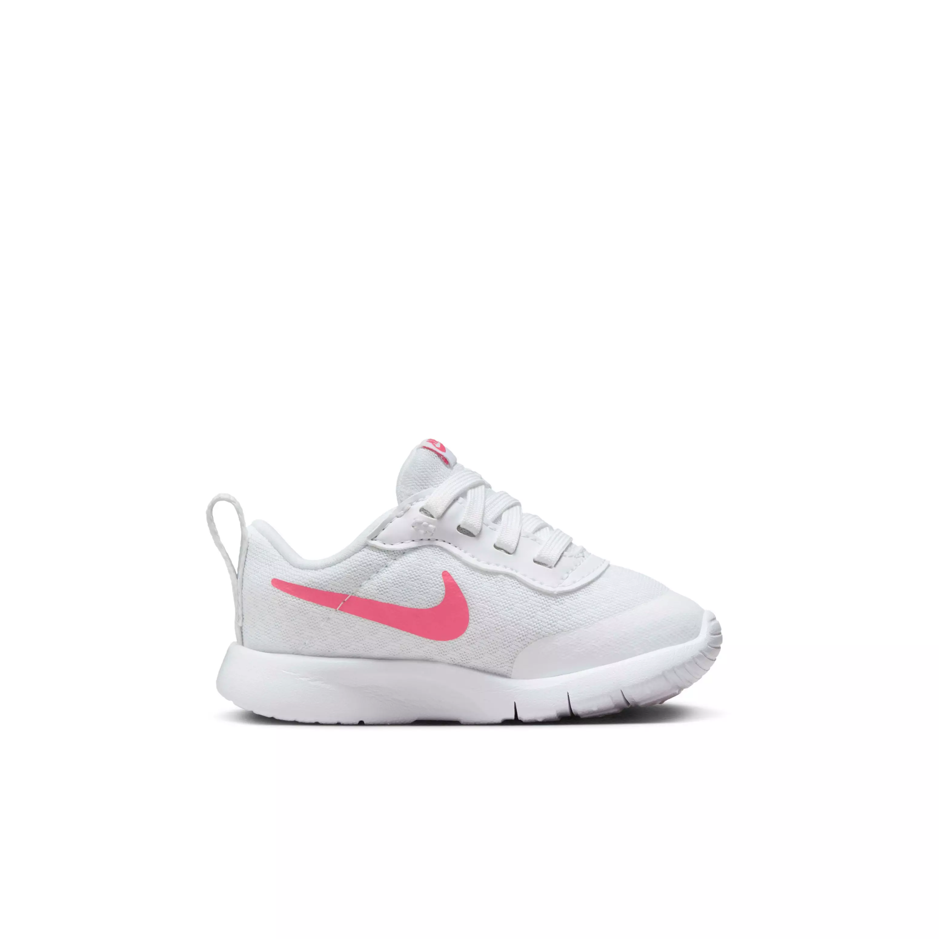 Nike Tanjun EasyOn "White/Barely Volt/Black/Aster Pink" Infant Girls' Shoe - WHITE/VOLT/BLACK/PINK