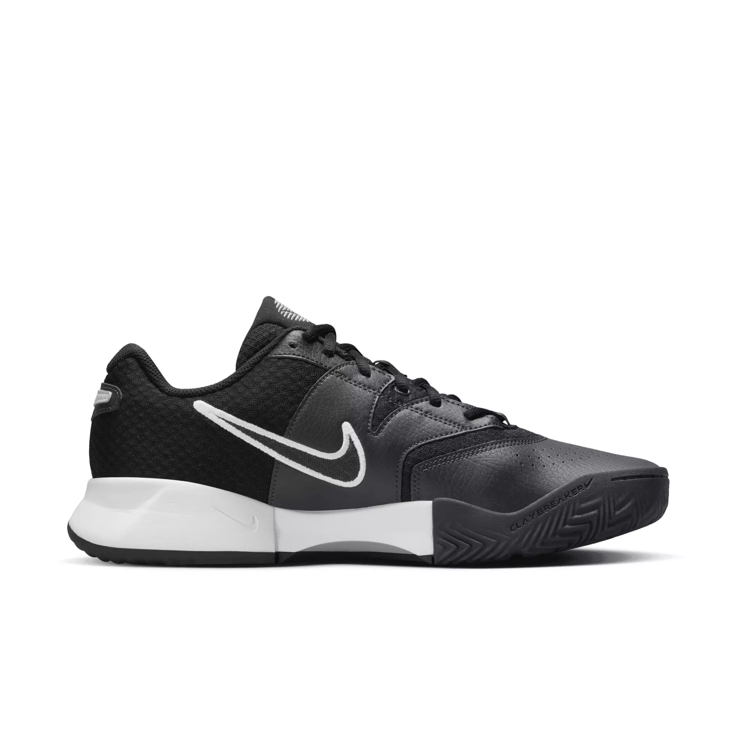 Nike Court Lite 4 Clay Court "Black/Anthracite/White" Men's Tennis Shoe - BLACK/ANTHRACITE/WHITE