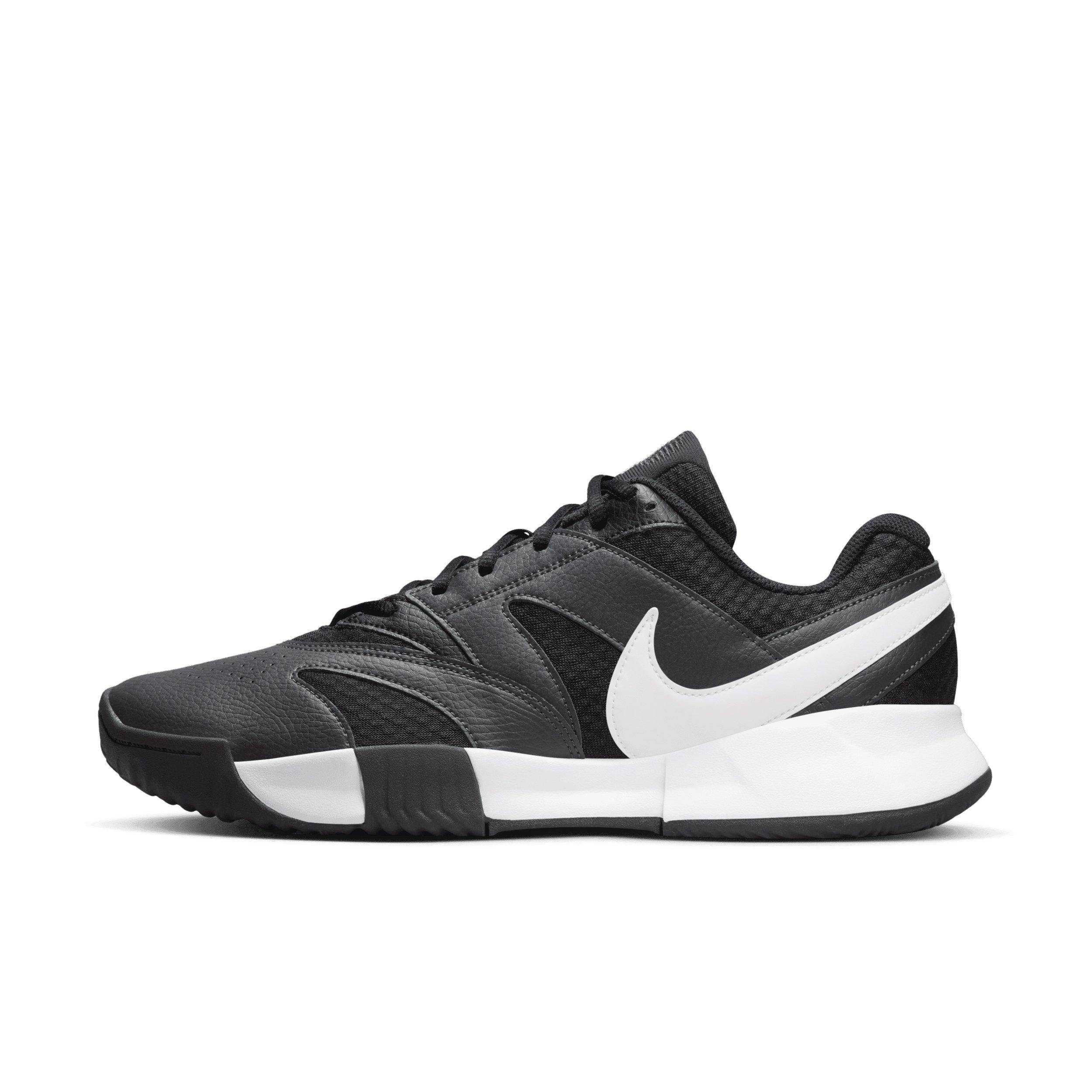 Nike Court Lite 4 Clay Court "Black/Anthracite/White" Men's Tennis Shoe - BLACK/ANTHRACITE/WHITE