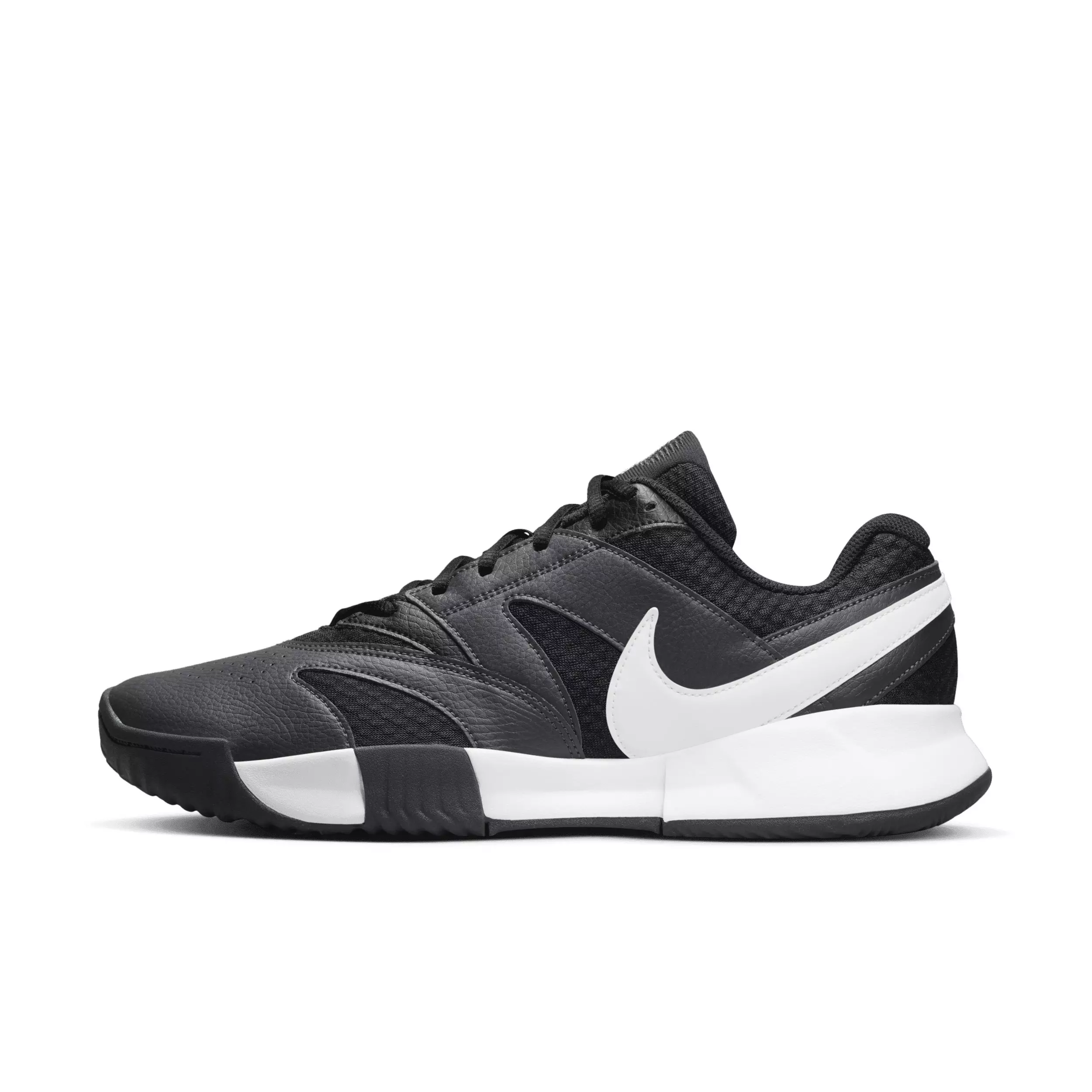 Nike Court Lite 4 Clay Court "Black/Anthracite/White" Men's Tennis Shoe - BLACK/ANTHRACITE/WHITE