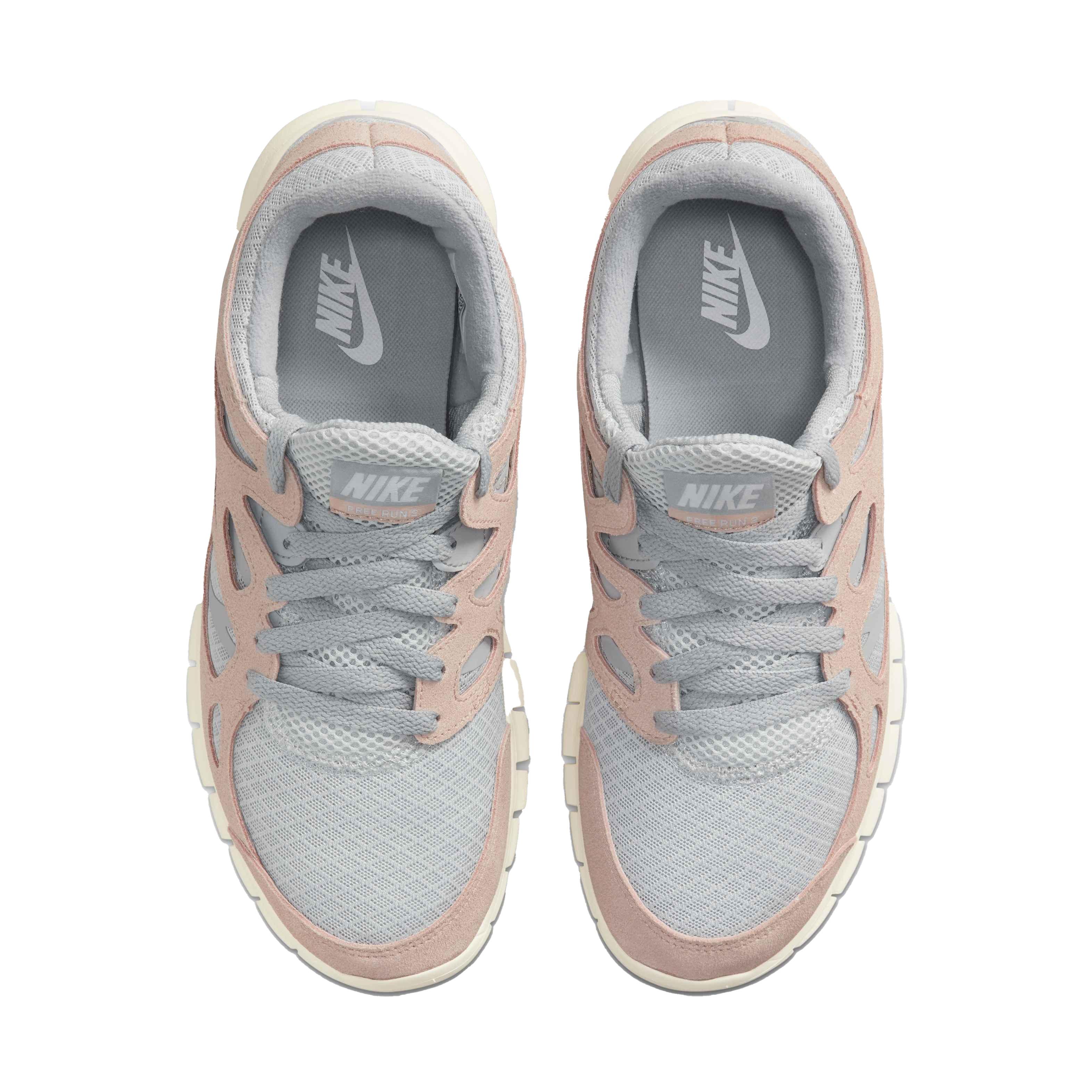 Nike Free Run 2 "Pure Platinum/Fossil Stone-Wolf Grey" Men's Shoe - GREY Thumbnail View 2