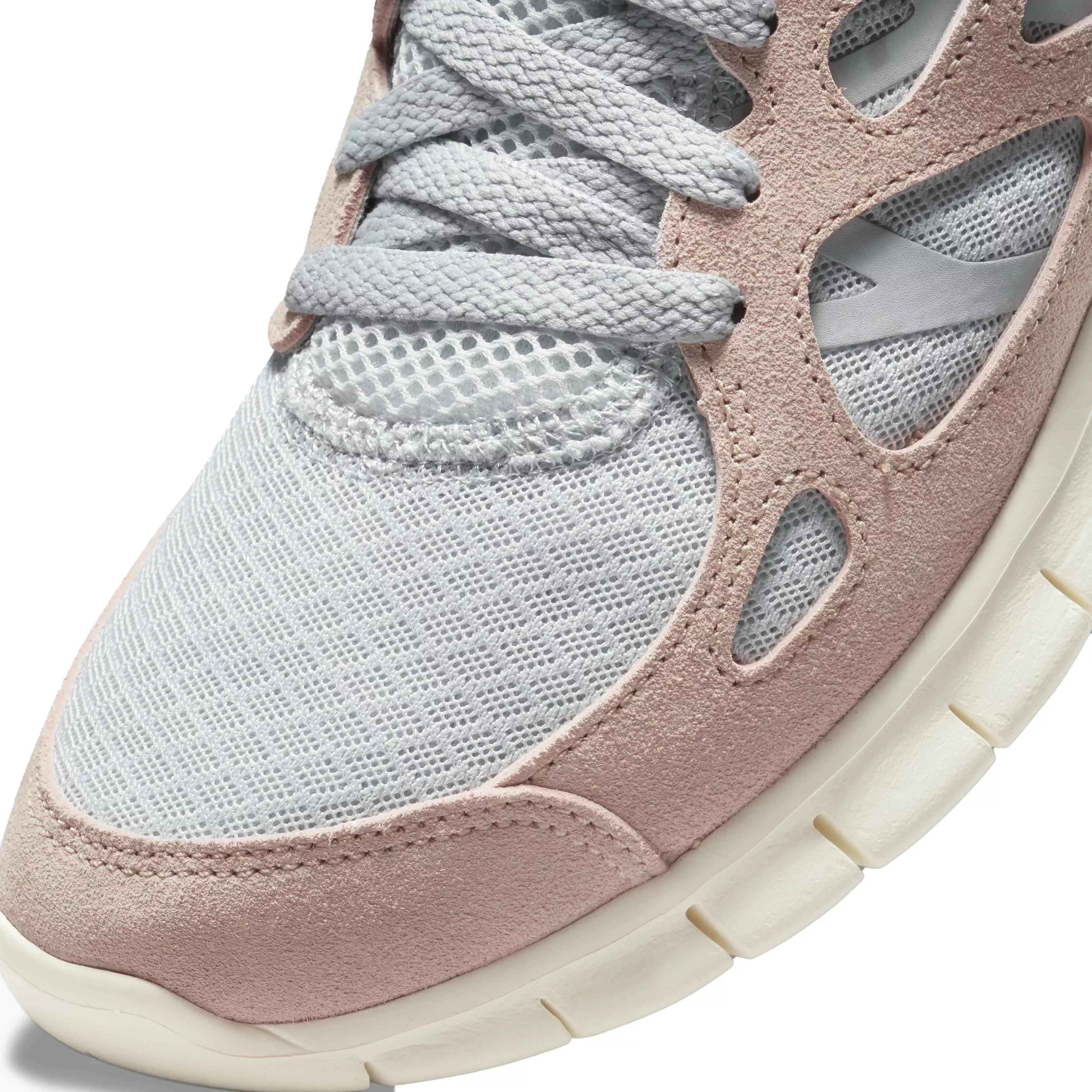 Nike Free Run 2 "Pure Platinum/Fossil Stone-Wolf Grey" Men's Shoe - GREY