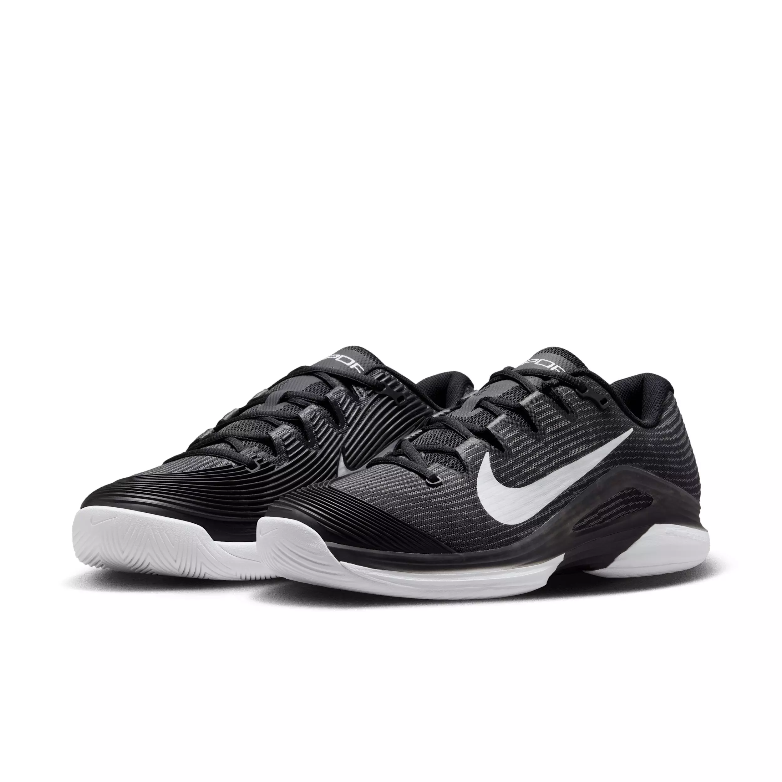 Nike Vapor 12 Hard Court "Black/Dark Smoke Grey/White" Men's Tennis Shoe - BLACK/DK GREY/WHITE