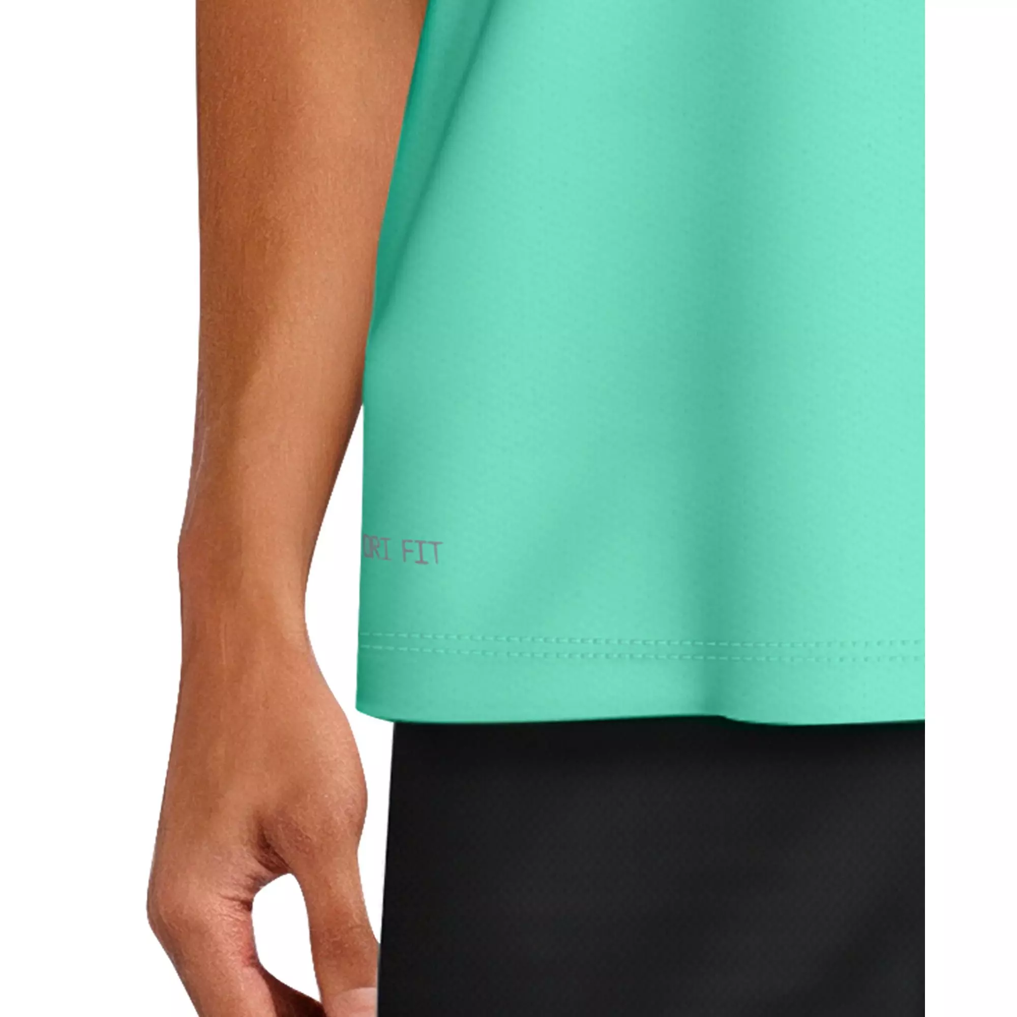 Nike Men's Swim Hydroguard Essential Dri-FIT UV Short Sleeve Shirt - TURQUOISE