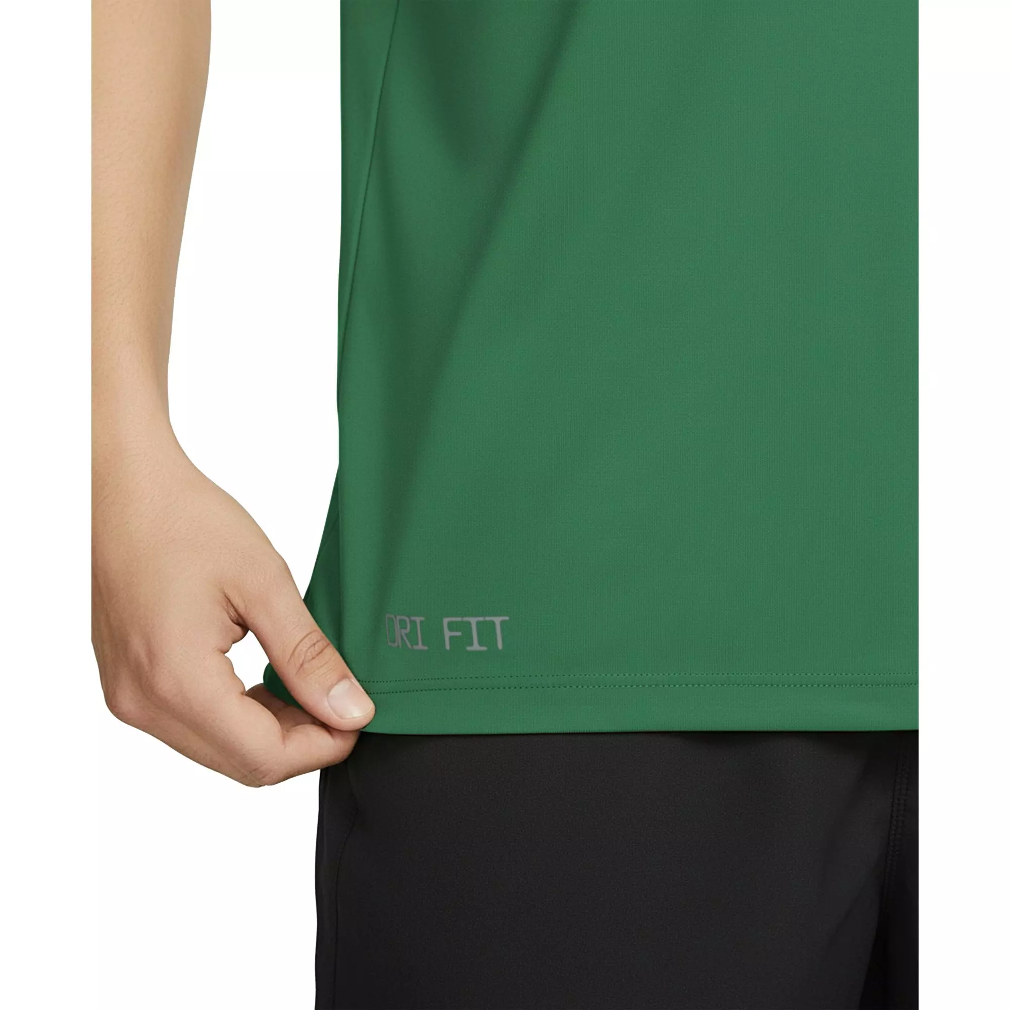 Nike Men's Swim Hydroguard Essential Dri-FIT UV Short Sleeve Shirt - GREEN