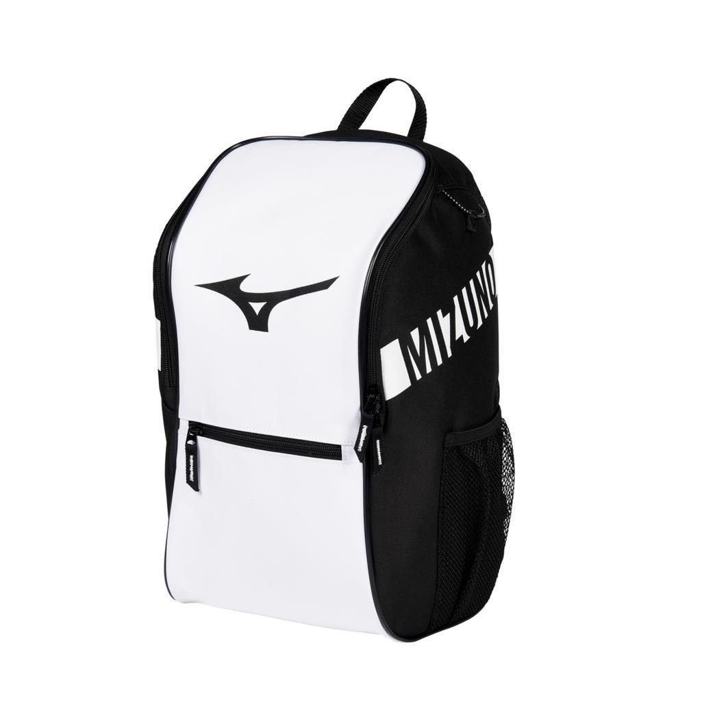 Mizuno Youth Future Baseball Backpack - WHITE/BLACK Thumbnail View 1