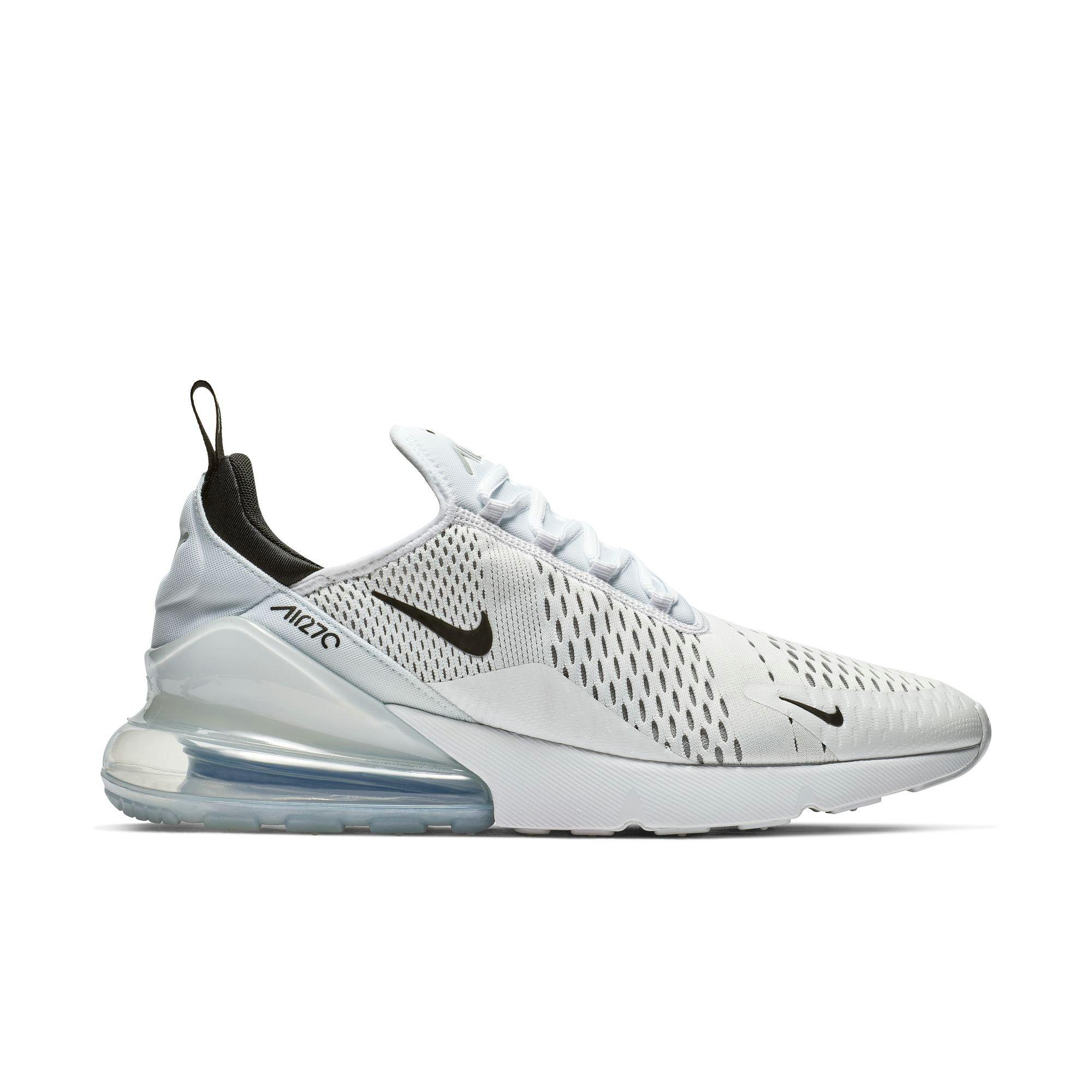 Nike Air Max 270 White/Black/Hot Punch Men's Shoe - Hibbett