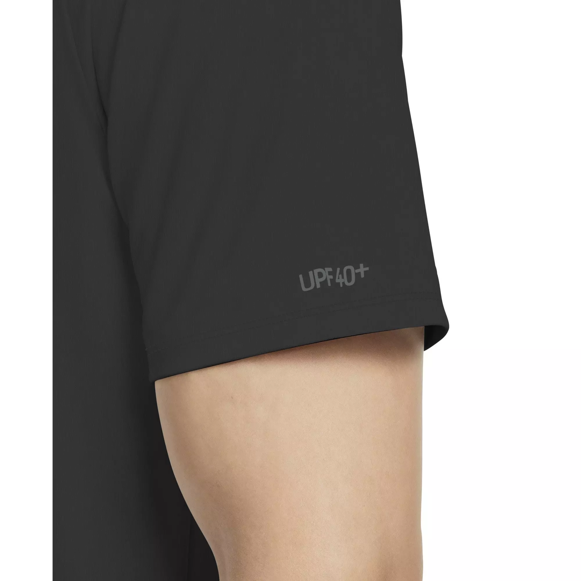 Nike Men's Swim Hydroguard Dri-FIT UV Short-Sleeve Top - BLACK