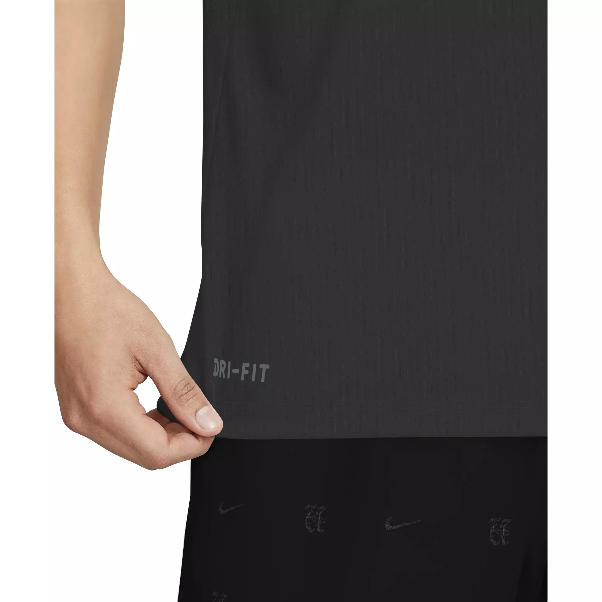 Nike Men's Swim Hydroguard Dri-FIT UV Short-Sleeve Top - BLACK
