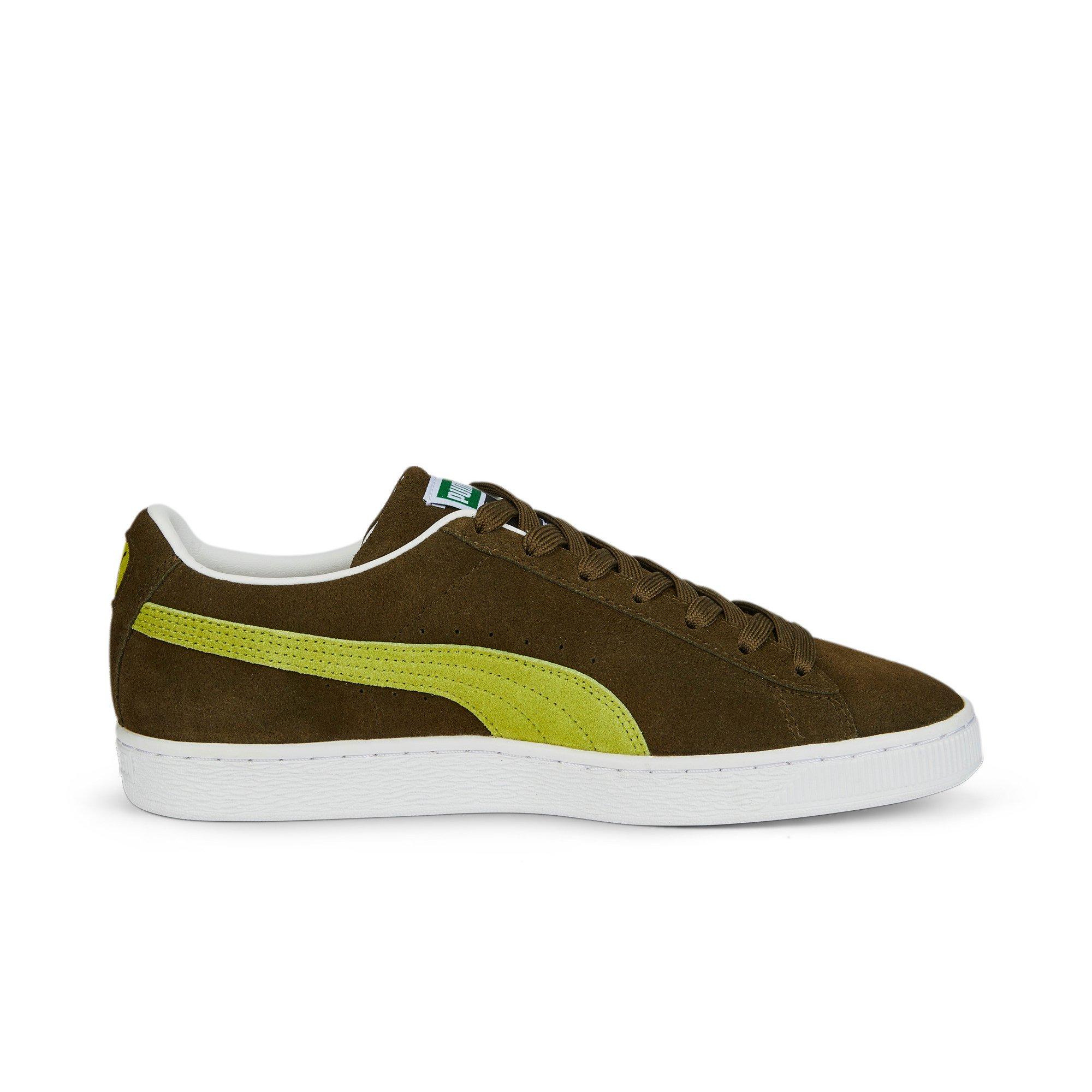 PUMA Suede Classic XXI Brown/Green Men's Shoe - Hibbett