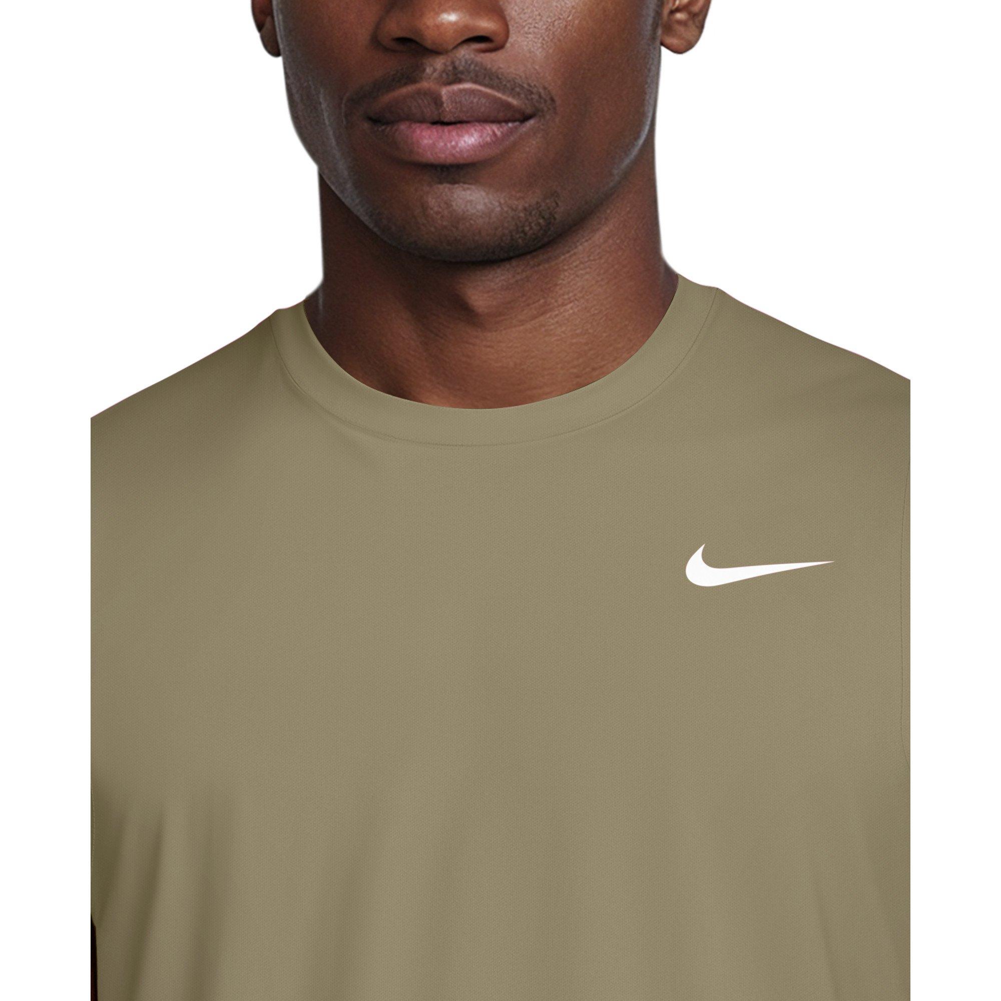 Nike Men's Swim Hydroguard Essential UV Dri-FIT Sleeveless Top - BEIGE Thumbnail View 3